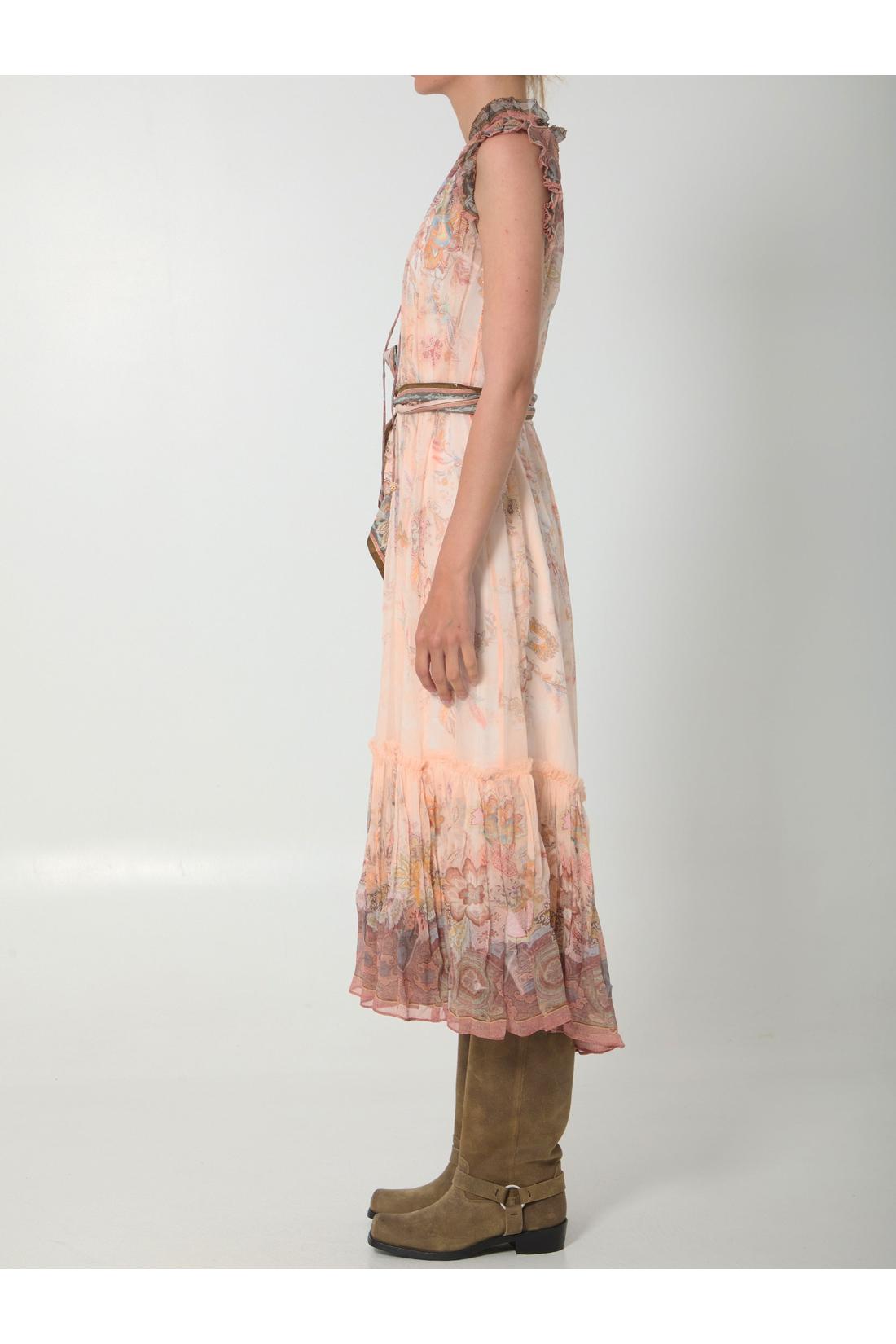 Zimmermann-OUTLET-SALE-Alchemy midi fluid dress-ARCHIVIST