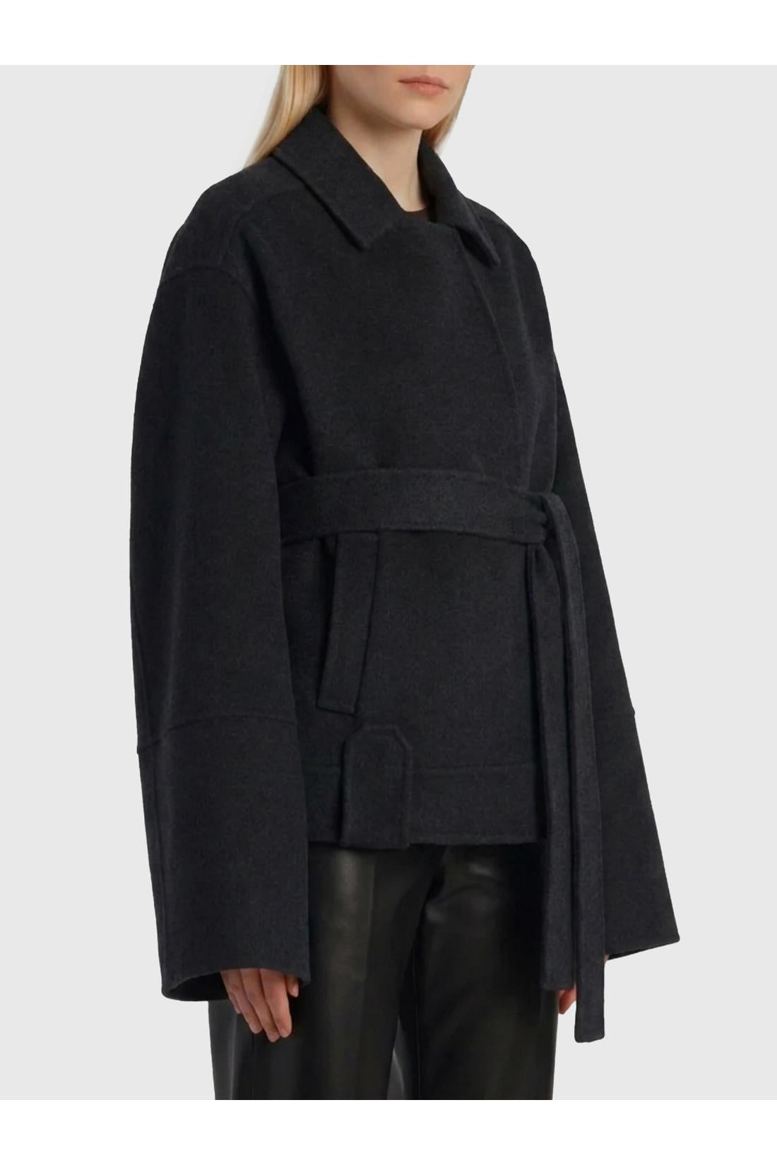 Khaite-OUTLET-SALE-Alder Charcoal coat-ARCHIVIST
