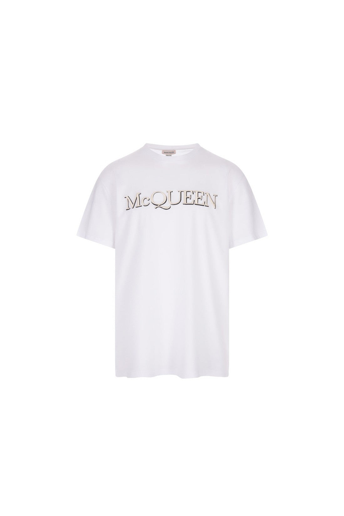 ALEXANDER MCQUEEN-OUTLET-SALE-Alexander McQueen Cotton T-Shirt-ARCHIVIST