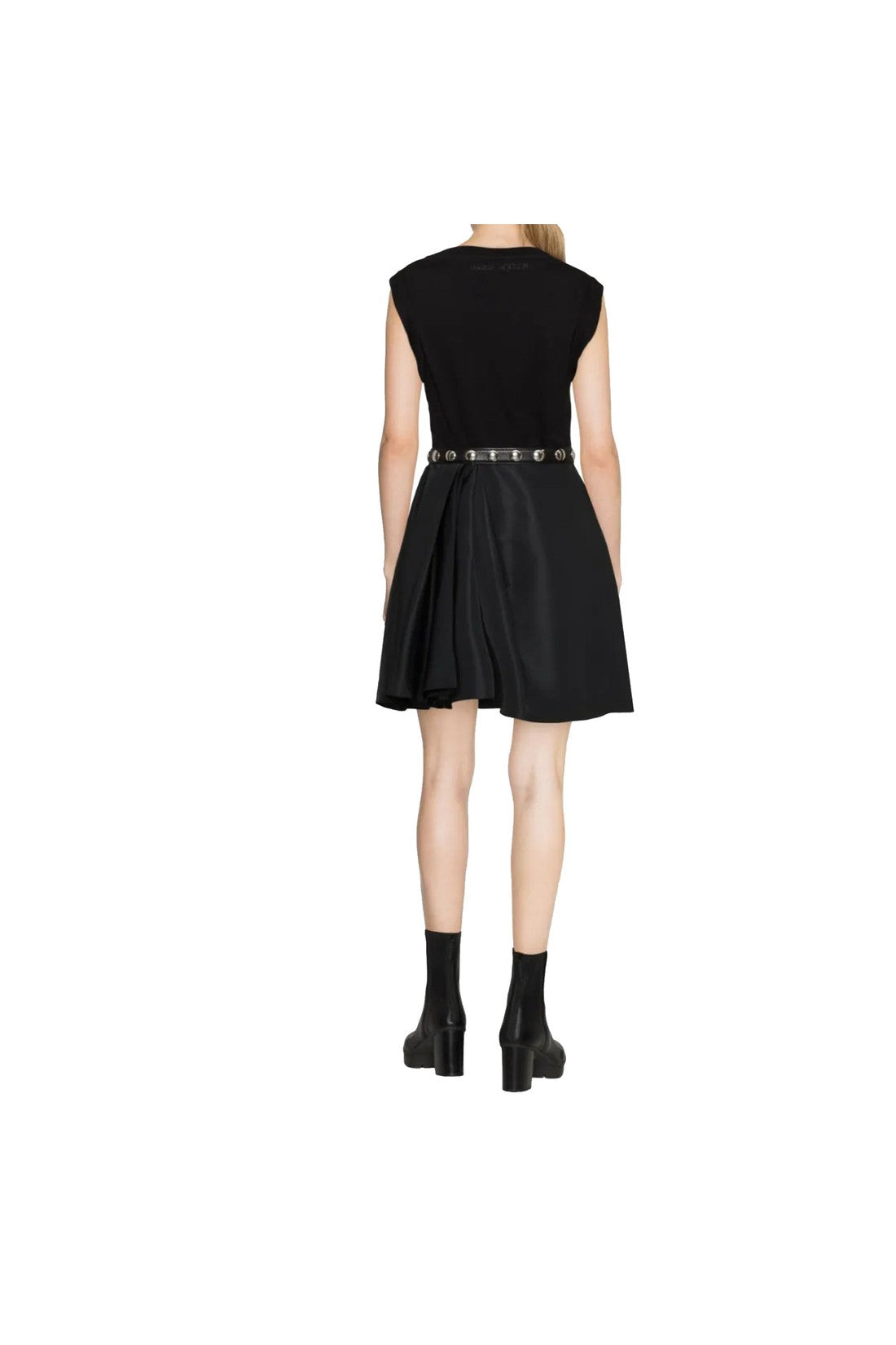 ALEXANDER MCQUEEN-OUTLET-SALE-Alexander McQueen Gathered Mini Dress-ARCHIVIST