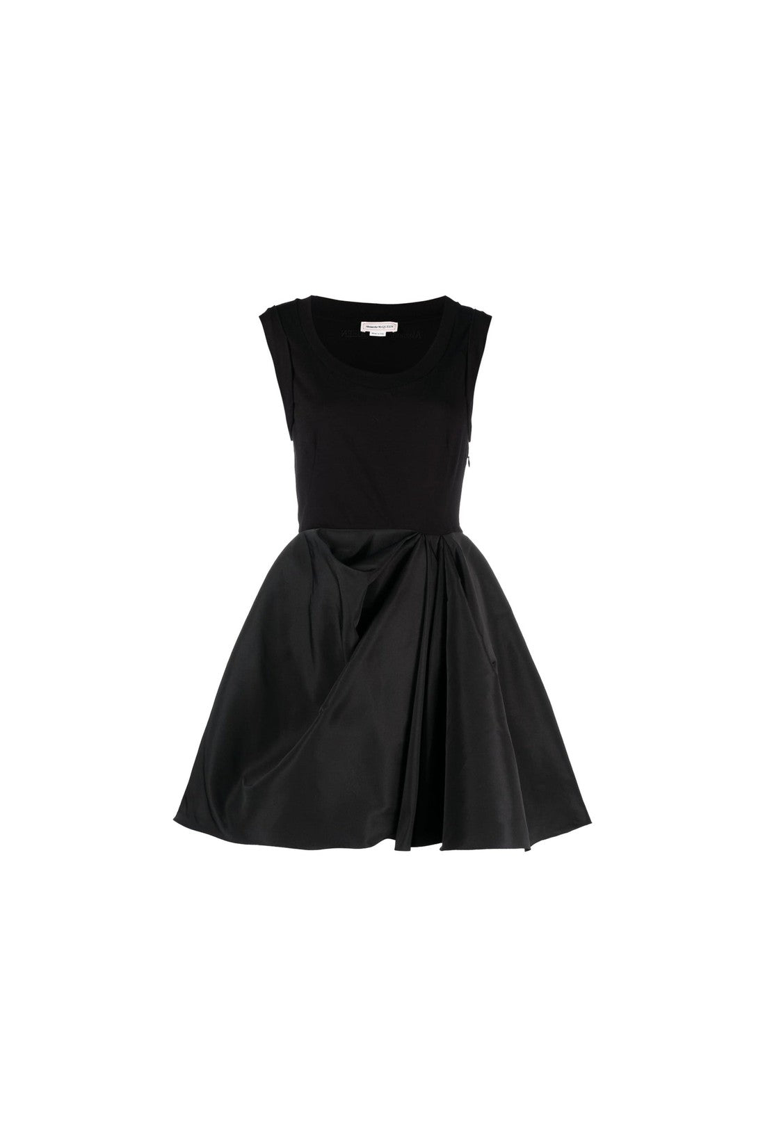 ALEXANDER MCQUEEN-OUTLET-SALE-Alexander McQueen Gathered Mini Dress-ARCHIVIST