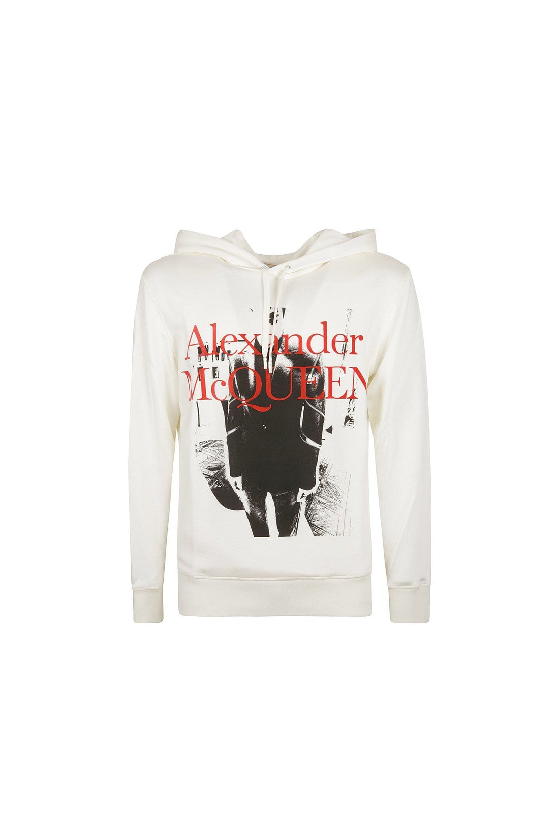 ALEXANDER MCQUEEN-OUTLET-SALE-Alexander McQueen Hoodie Logo Sweatshirt-ARCHIVIST