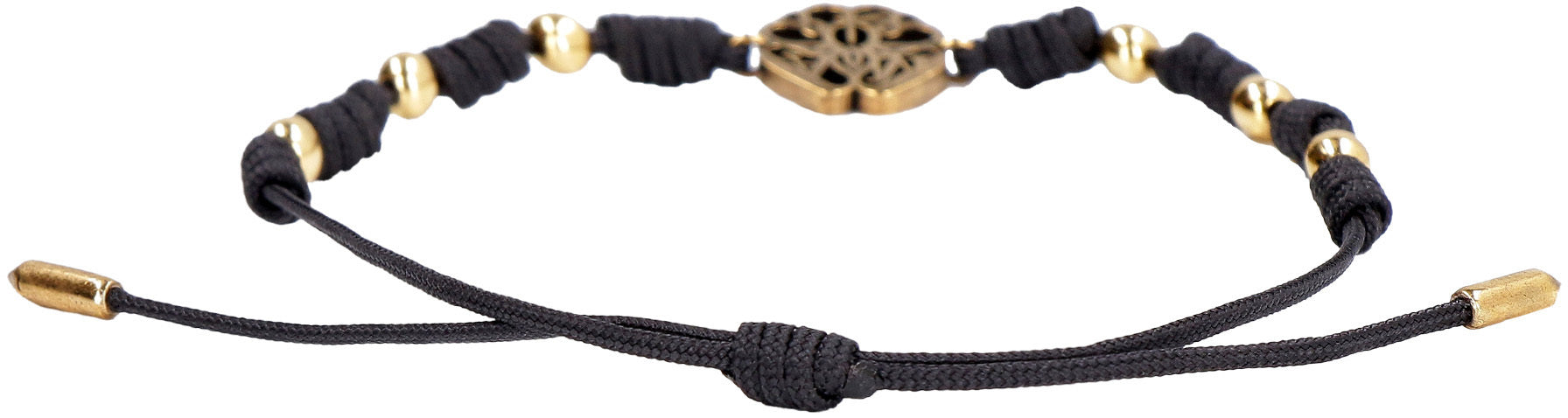 Charm cord bracelet