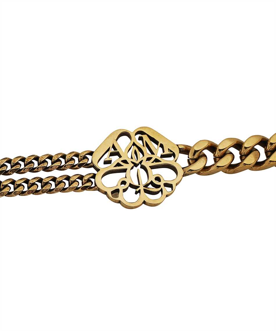 Gold-toner brass bracelet-Alexander McQueen-OUTLET-SALE-TU-ARCHIVIST
