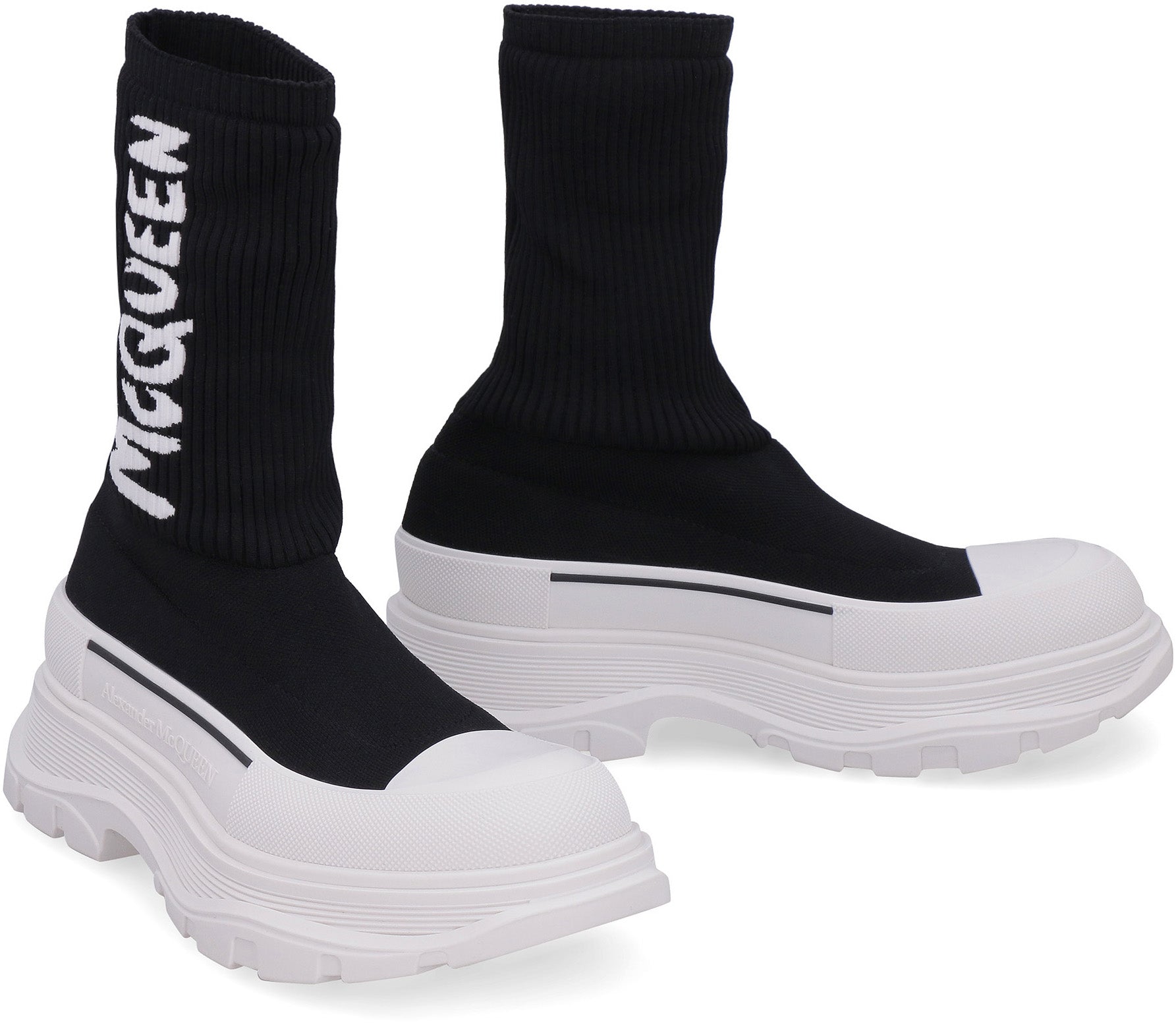 Tread Slick knitted boots-Alexander McQueen-OUTLET-SALE-ARCHIVIST