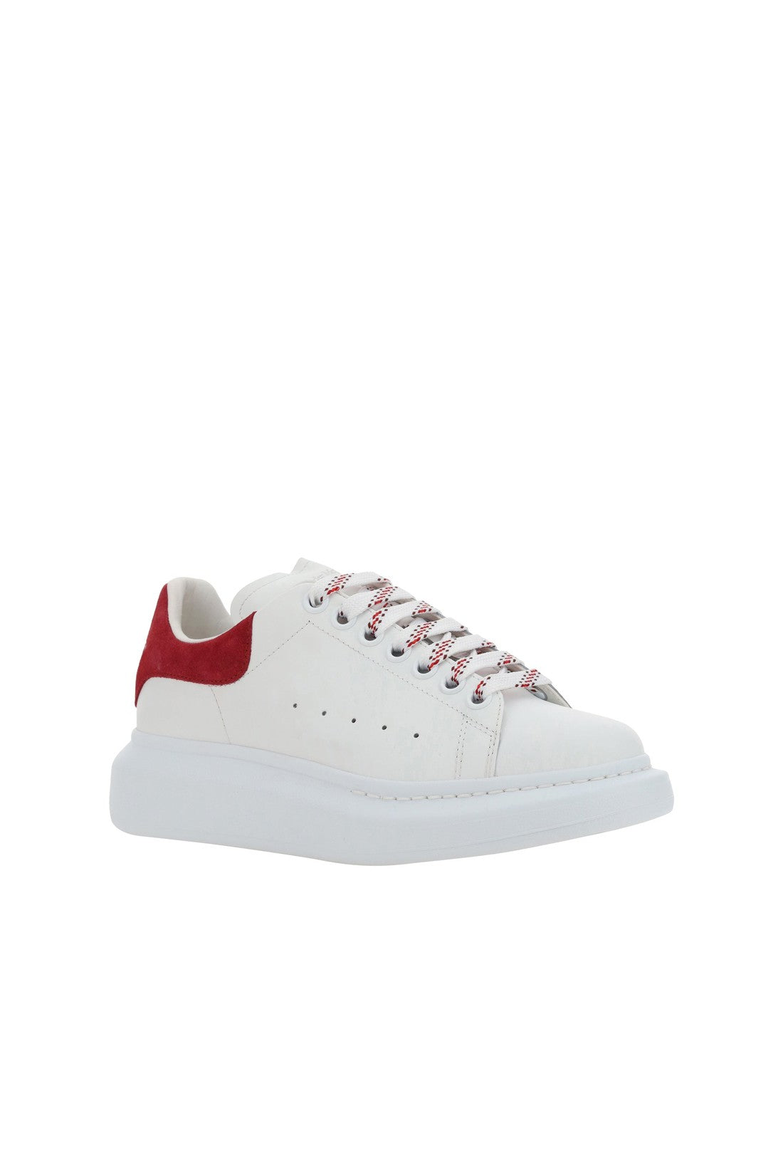 Alexander McQueen-OUTLET-SALE-Alexander McQueen Oversized Leather Sneakers-ARCHIVIST