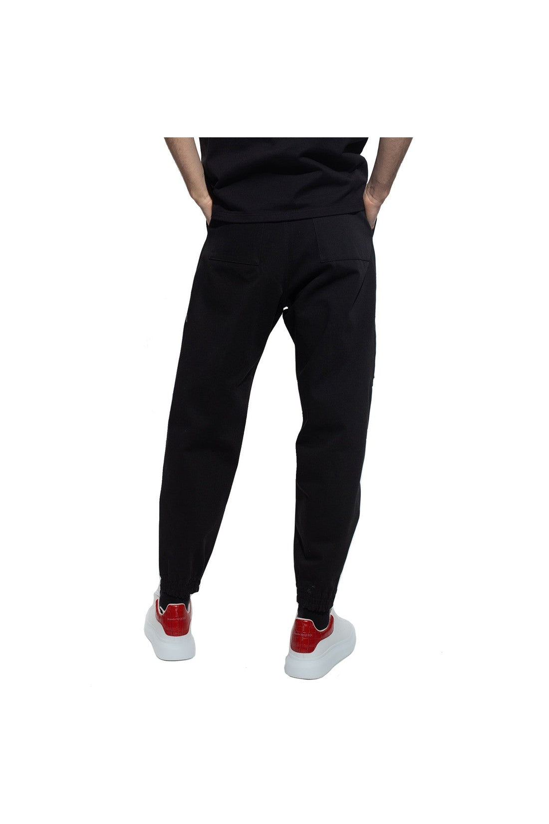 ALEXANDER MCQUEEN-OUTLET-SALE-Alexander Mcqueen Cotton Joggers-ARCHIVIST