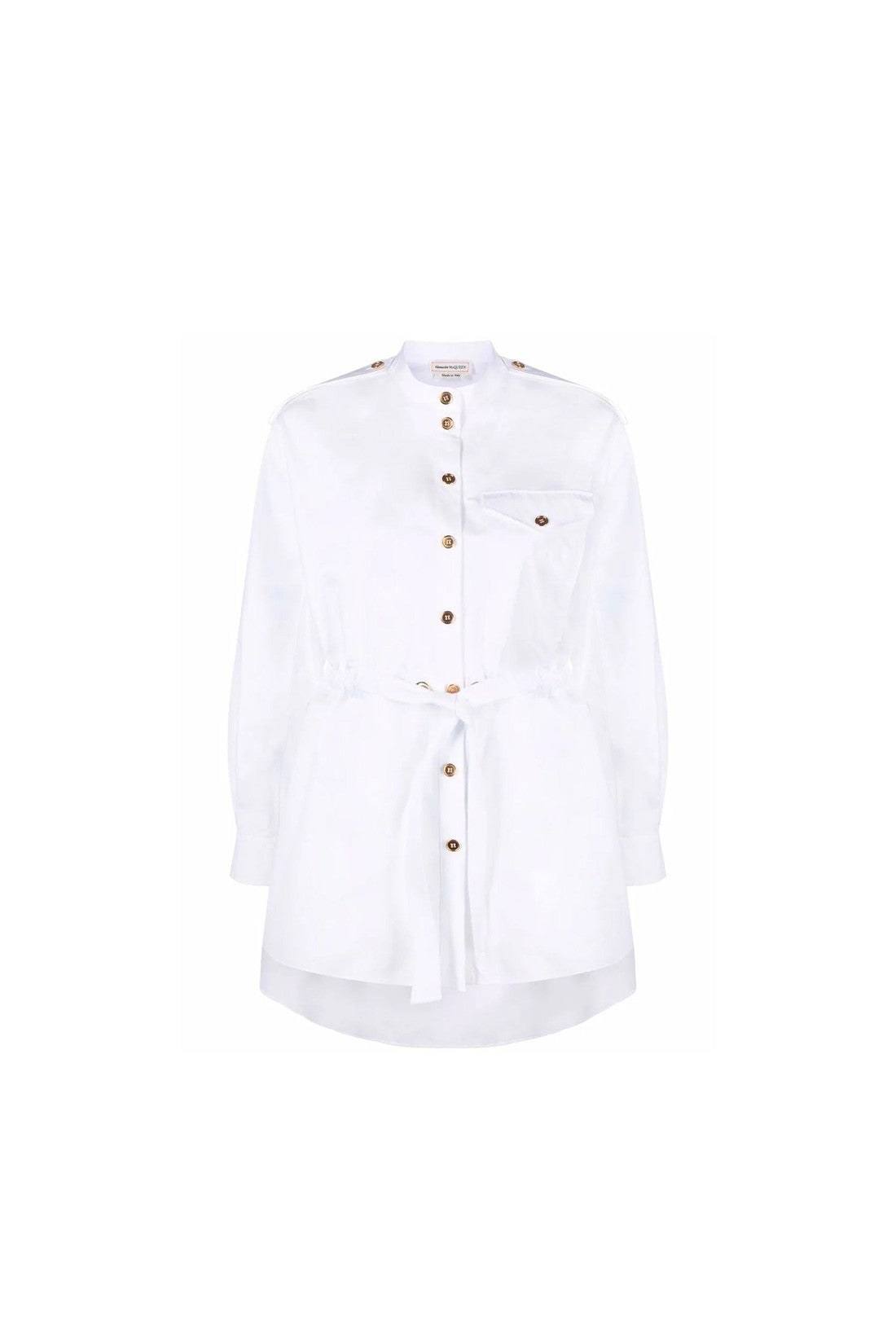 ALEXANDER MCQUEEN-OUTLET-SALE-Alexander Mcqueen Cotton Shirt-ARCHIVIST