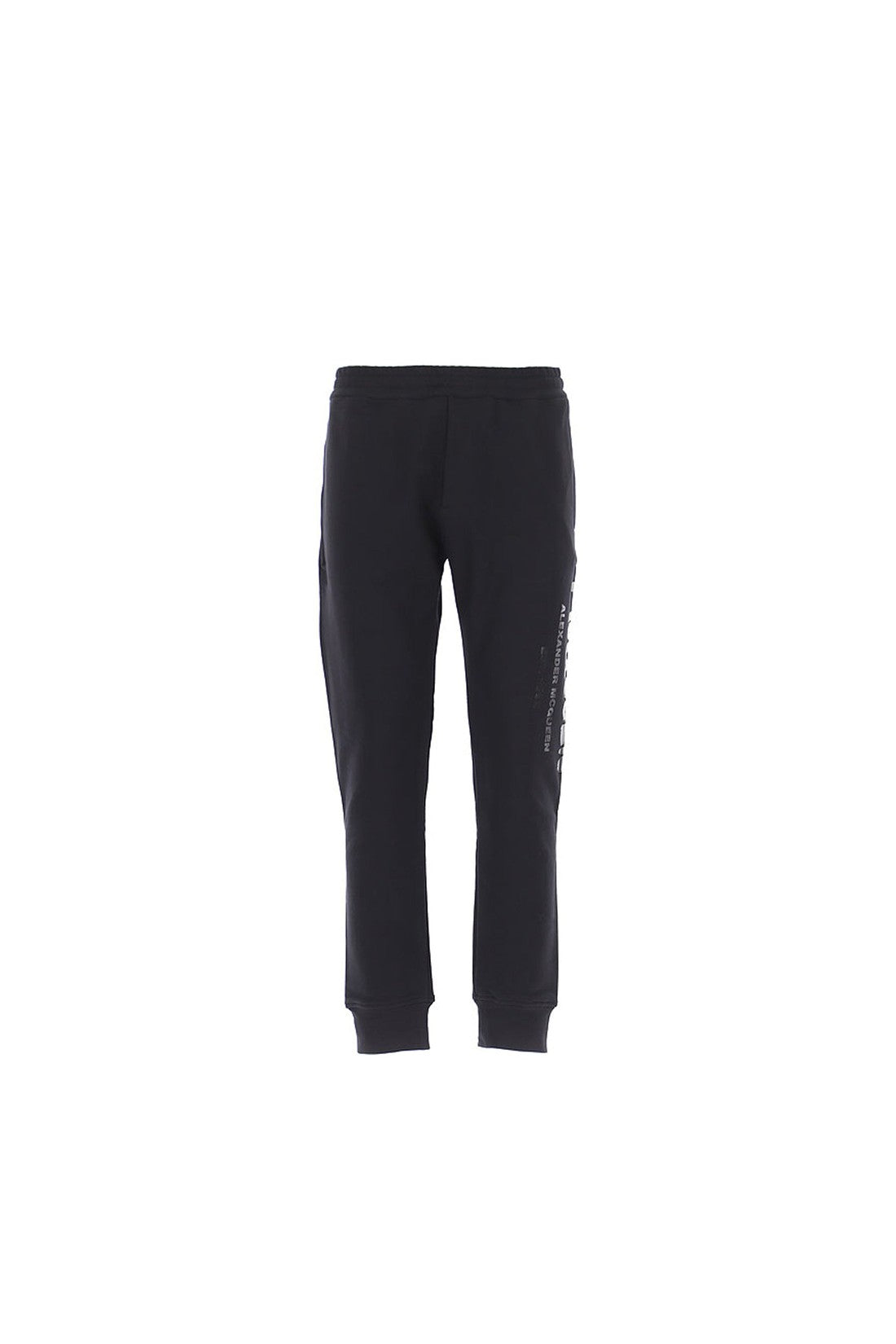 ALEXANDER MCQUEEN-OUTLET-SALE-Alexander Mcqueen Logo Cotton Pants-ARCHIVIST