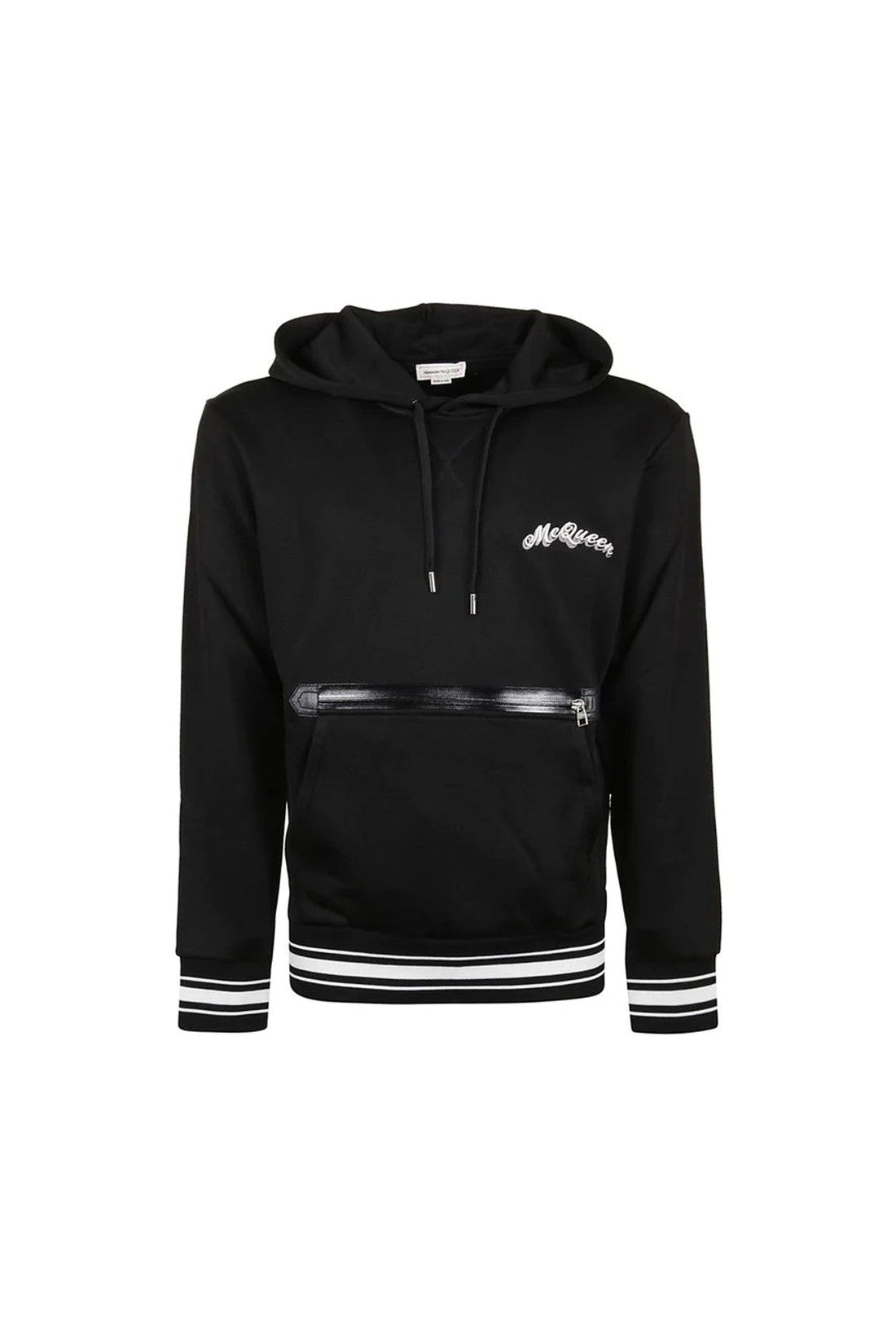 ALEXANDER MCQUEEN-OUTLET-SALE-Alexander Mcqueen Logo Hooded Sweatshirt-ARCHIVIST