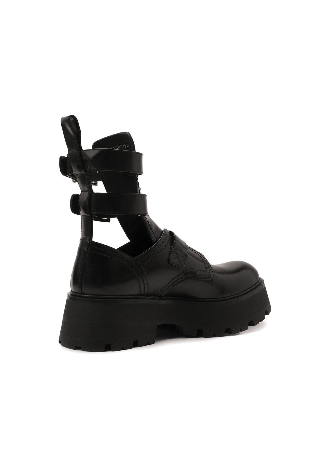 Alexander McQueen-OUTLET-SALE-Alexander Mcqueen Rave Leather Boots-ARCHIVIST