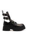 Alexander McQueen-OUTLET-SALE-Alexander Mcqueen Rave Leather Boots-ARCHIVIST