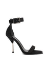 ALEXANDER MCQUEEN-OUTLET-SALE-Alexander Mcqueen Silk Satin Heel Sandals-ARCHIVIST