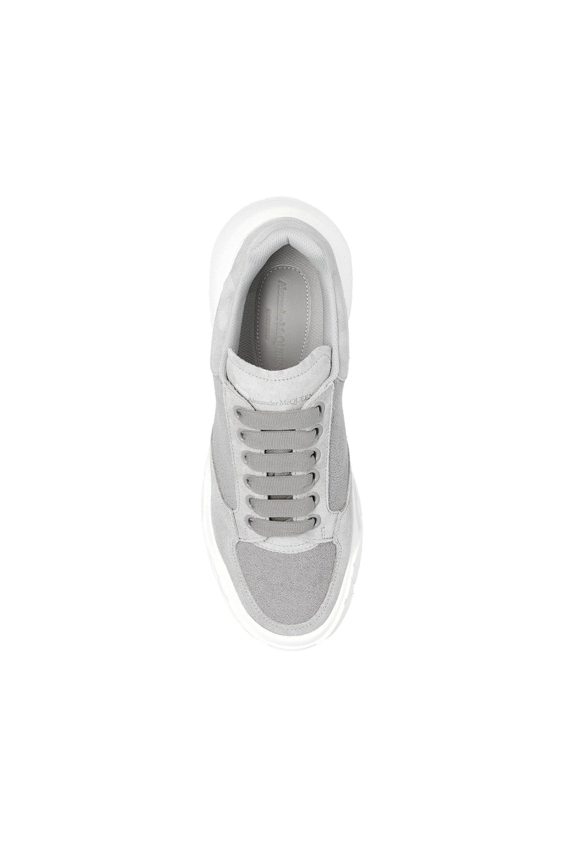 ALEXANDER MCQUEEN-OUTLET-SALE-Alexander Mcqueen Suede Logo Sneakers-ARCHIVIST