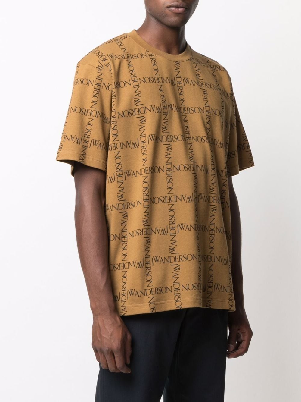 JW Anderson-OUTLET-SALE-All Over Logo Oversize T-Shirt-ARCHIVIST