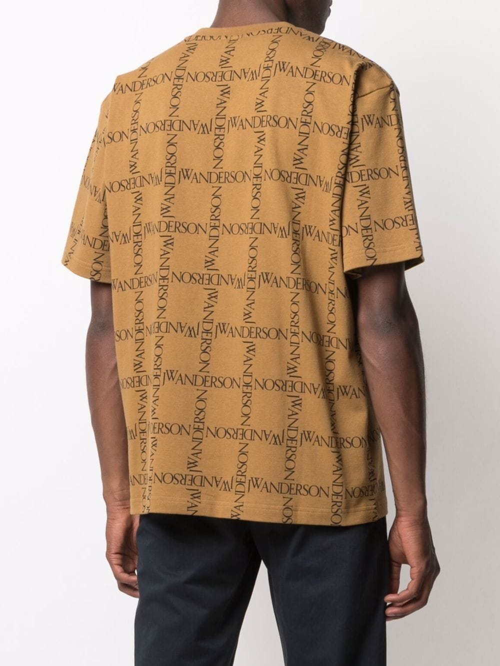 JW Anderson-OUTLET-SALE-All Over Logo Oversize T-Shirt-ARCHIVIST