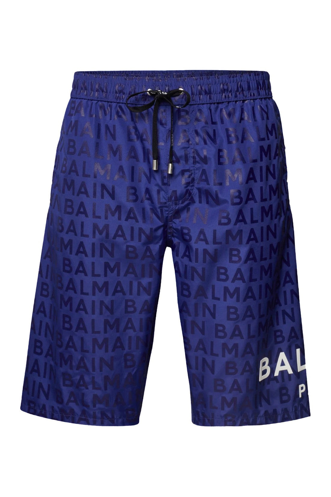 Balmain-OUTLET-SALE-All-Over Logo Surfer Swim Shorts-ARCHIVIST