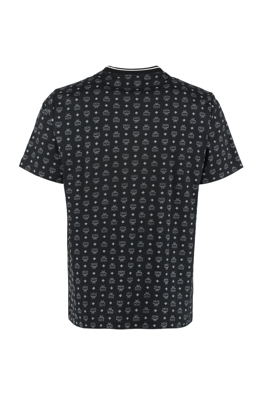 MCM-OUTLET-SALE-All-over logo cotton t-shirt-ARCHIVIST