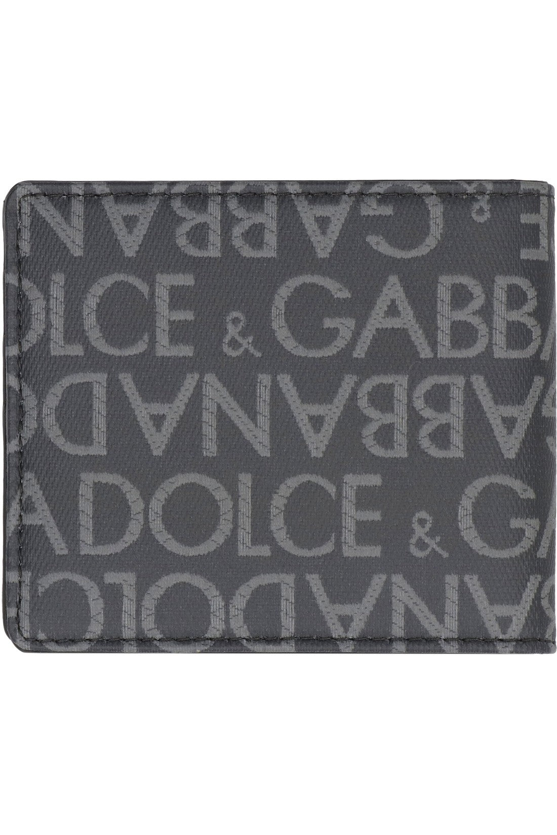 Dolce & Gabbana-OUTLET-SALE-All-over logo wallet-ARCHIVIST