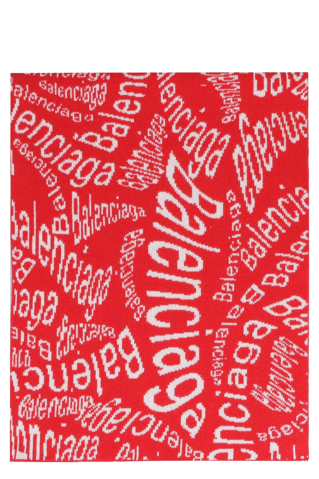 Balenciaga-OUTLET-SALE-All over logo wool scarf-ARCHIVIST