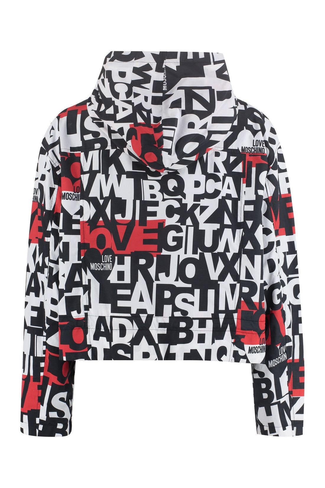 Love Moschino-OUTLET-SALE-All-over print nylon jacket-ARCHIVIST