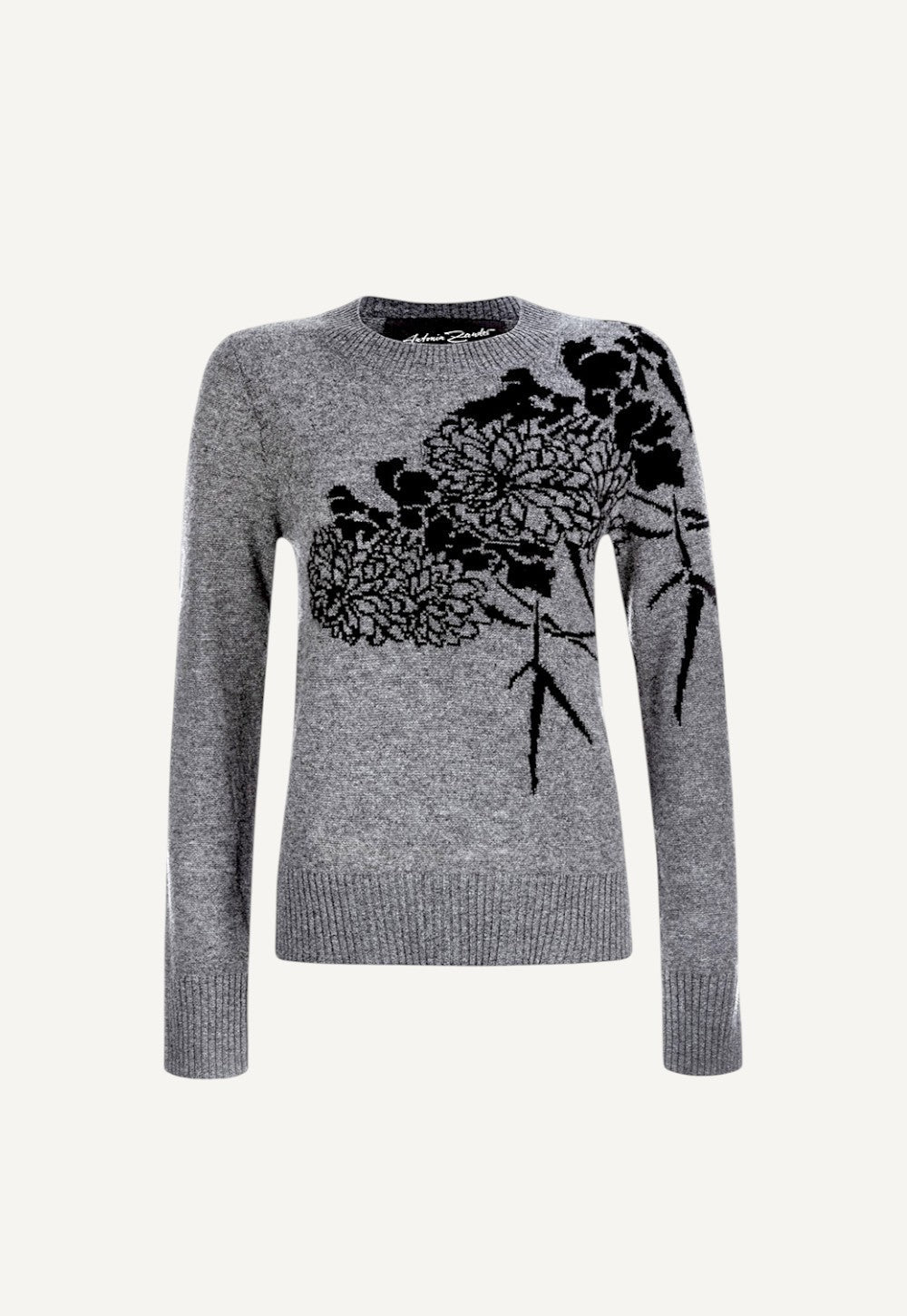 The Allisah Sweater-Strick & Pullover-Antonia Zander-OUTLET-XS-grey/black-ARCHIVIST-ARCHIVE-SALE