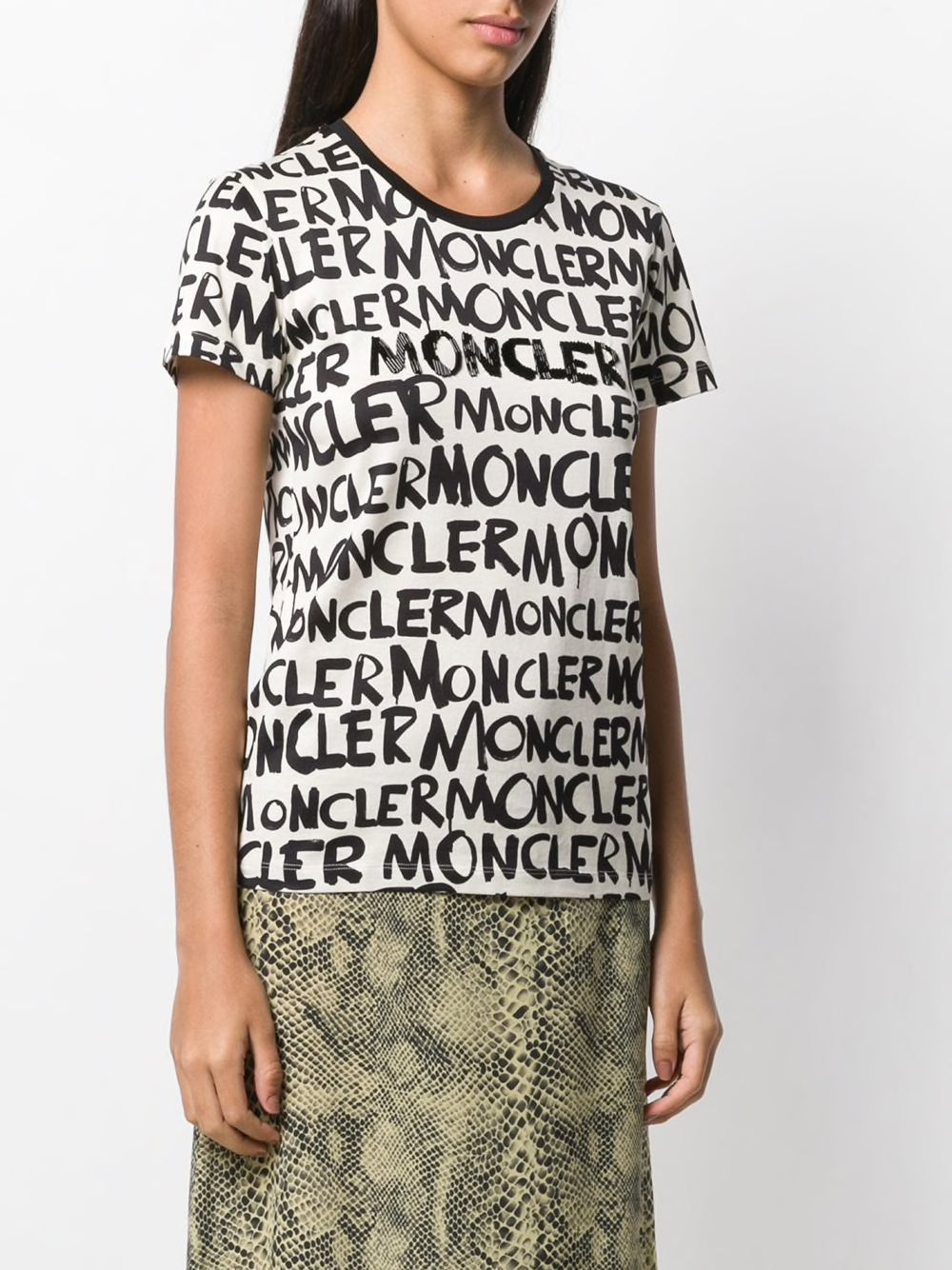 Moncler-OUTLET-SALE-Allover Logo T-Shirt-ARCHIVIST