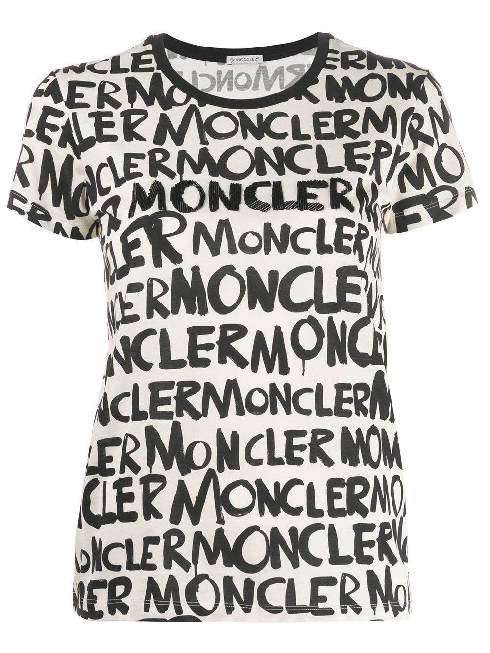 Moncler-OUTLET-SALE-Allover Logo T-Shirt-ARCHIVIST