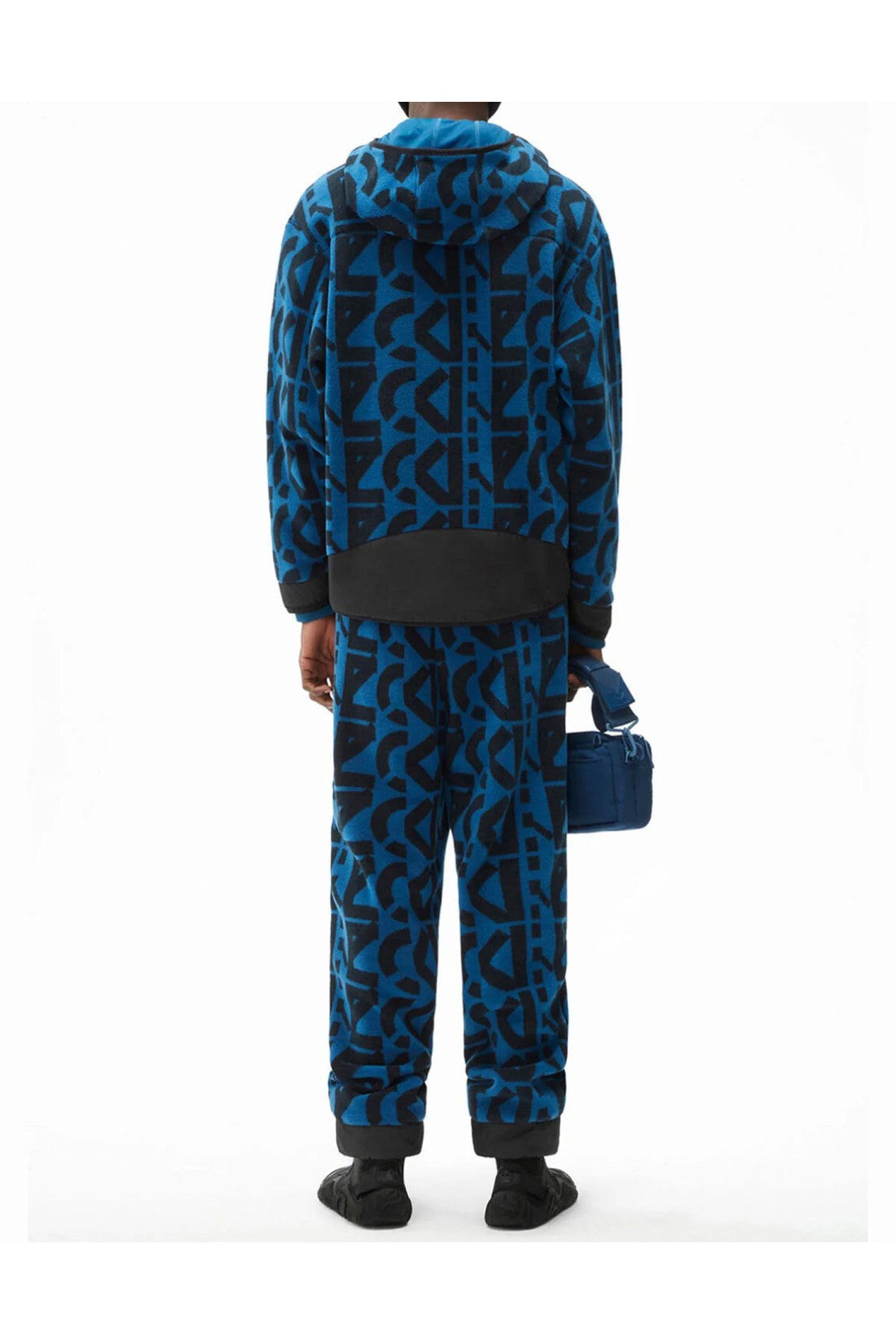 Kenzo-OUTLET-SALE-Allover Monogram Zipped Hoodie-ARCHIVIST