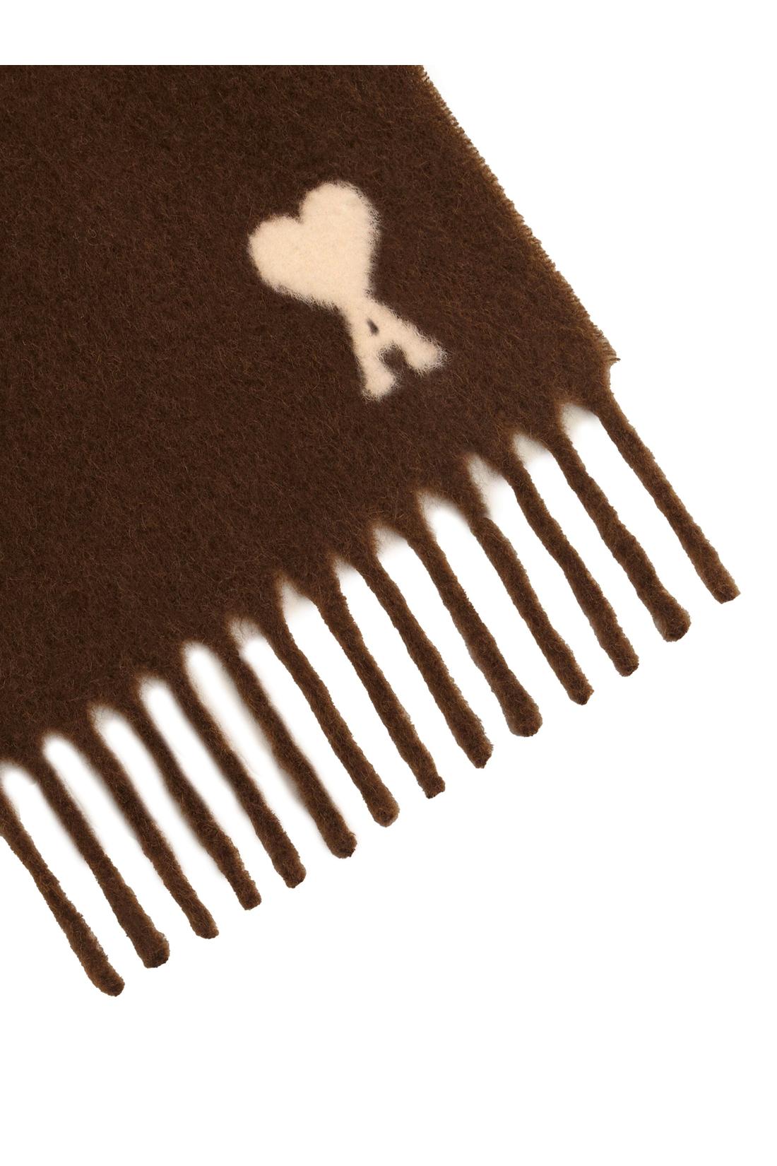 Ami Paris-OUTLET-SALE-Alpaca Ami de Coeur scarf-ARCHIVIST