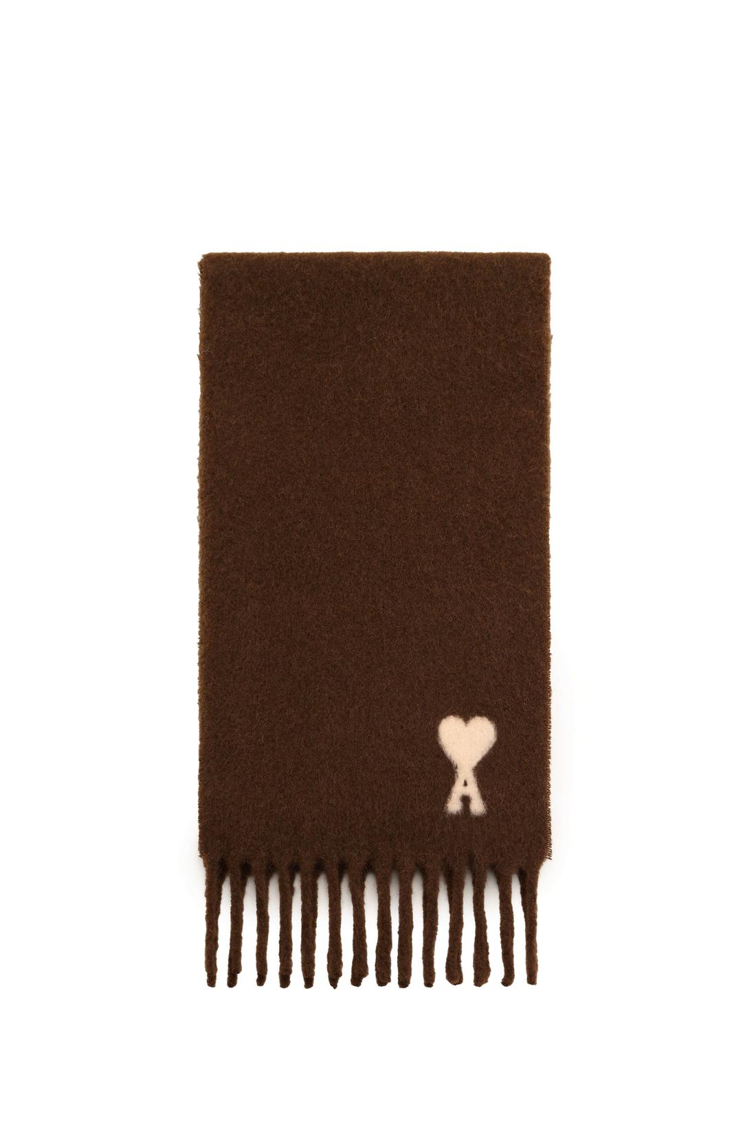 Ami Paris-OUTLET-SALE-Alpaca Ami de Coeur scarf-ARCHIVIST