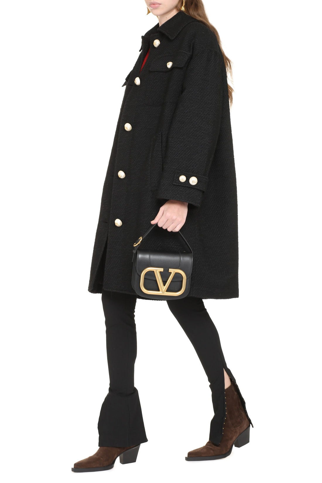 Dolce & Gabbana-OUTLET-SALE-Alpaca blend coat-ARCHIVIST