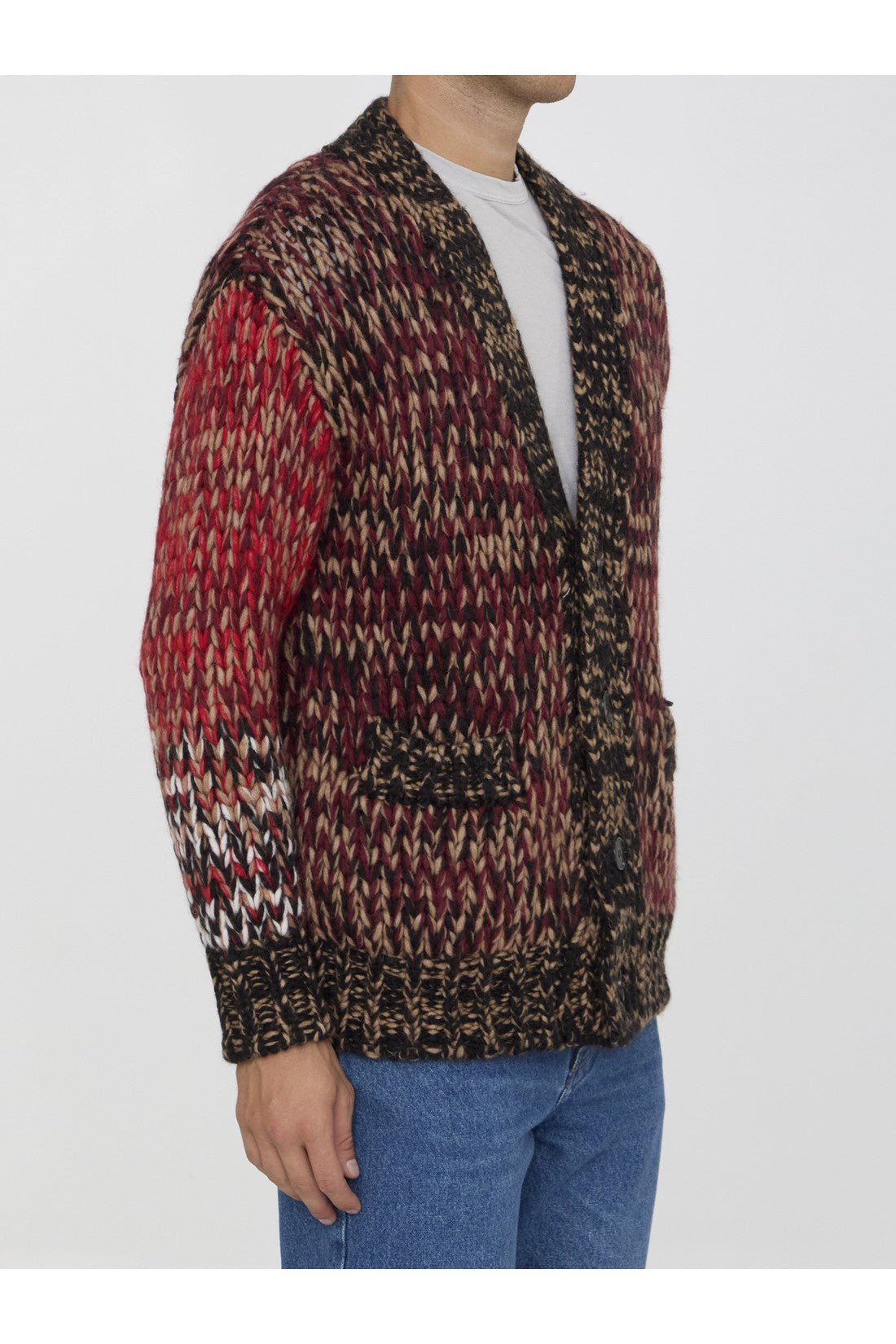 Roberto Collina-OUTLET-SALE-Alpaca cardigan-ARCHIVIST