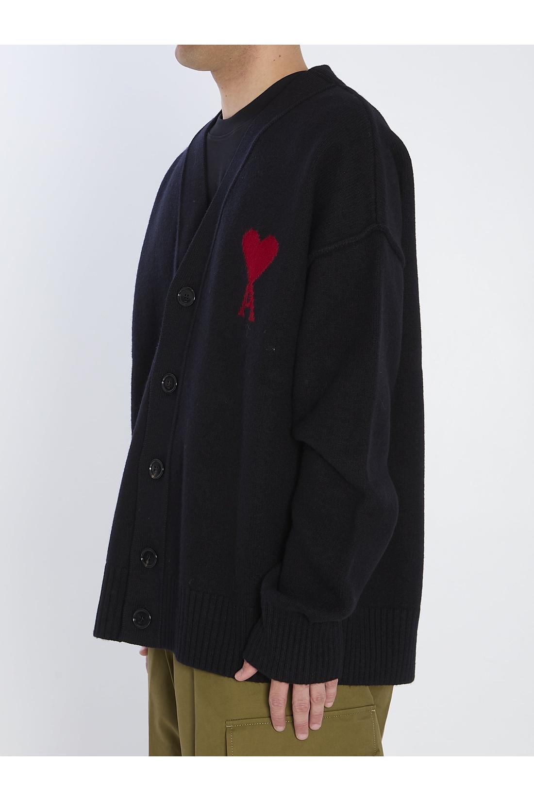 Ami Paris-OUTLET-SALE-Ami De Coeur Cardigan-ARCHIVIST