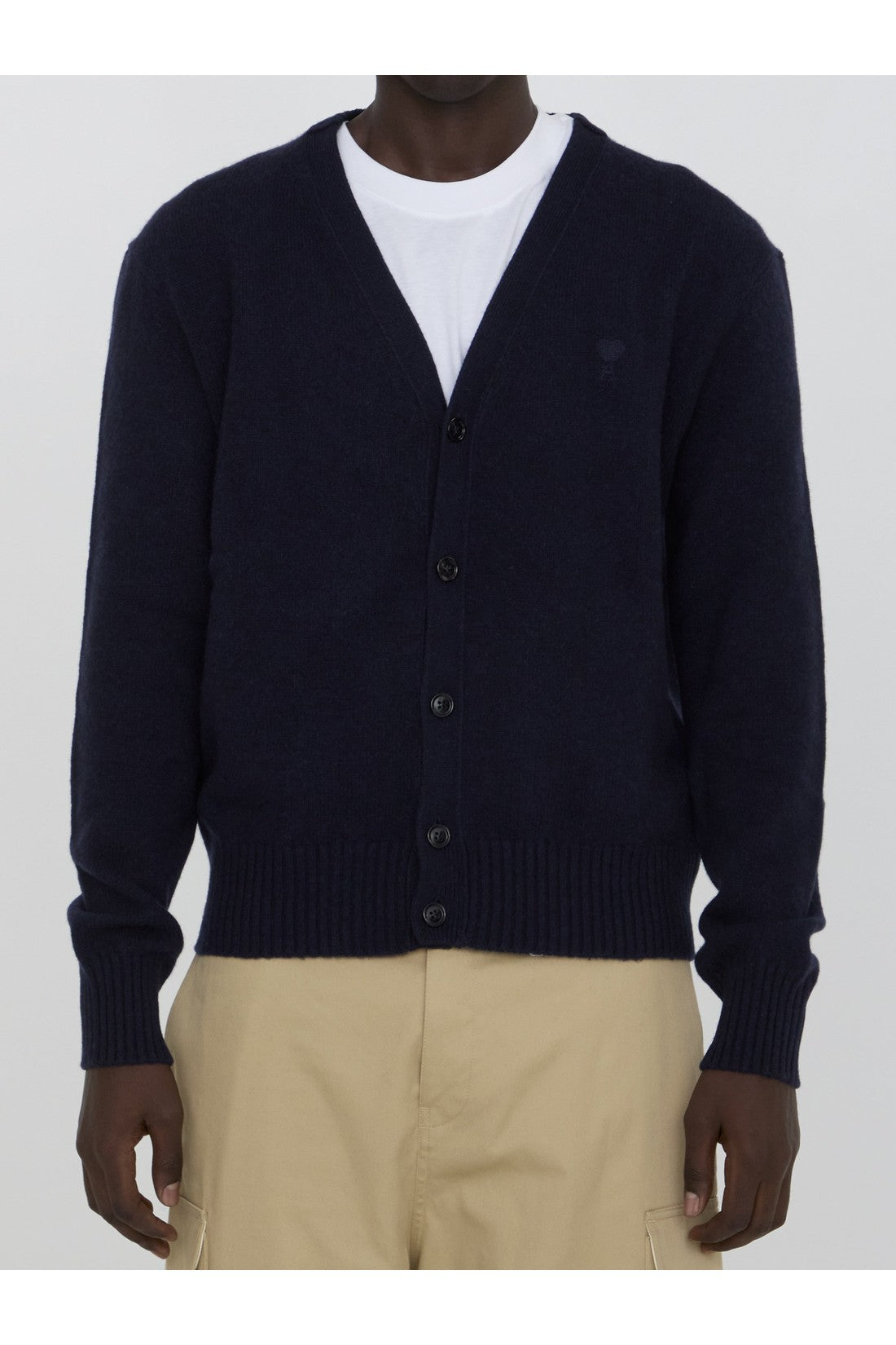 AMI PARIS-OUTLET-SALE-Ami De Coeur cardigan-ARCHIVIST