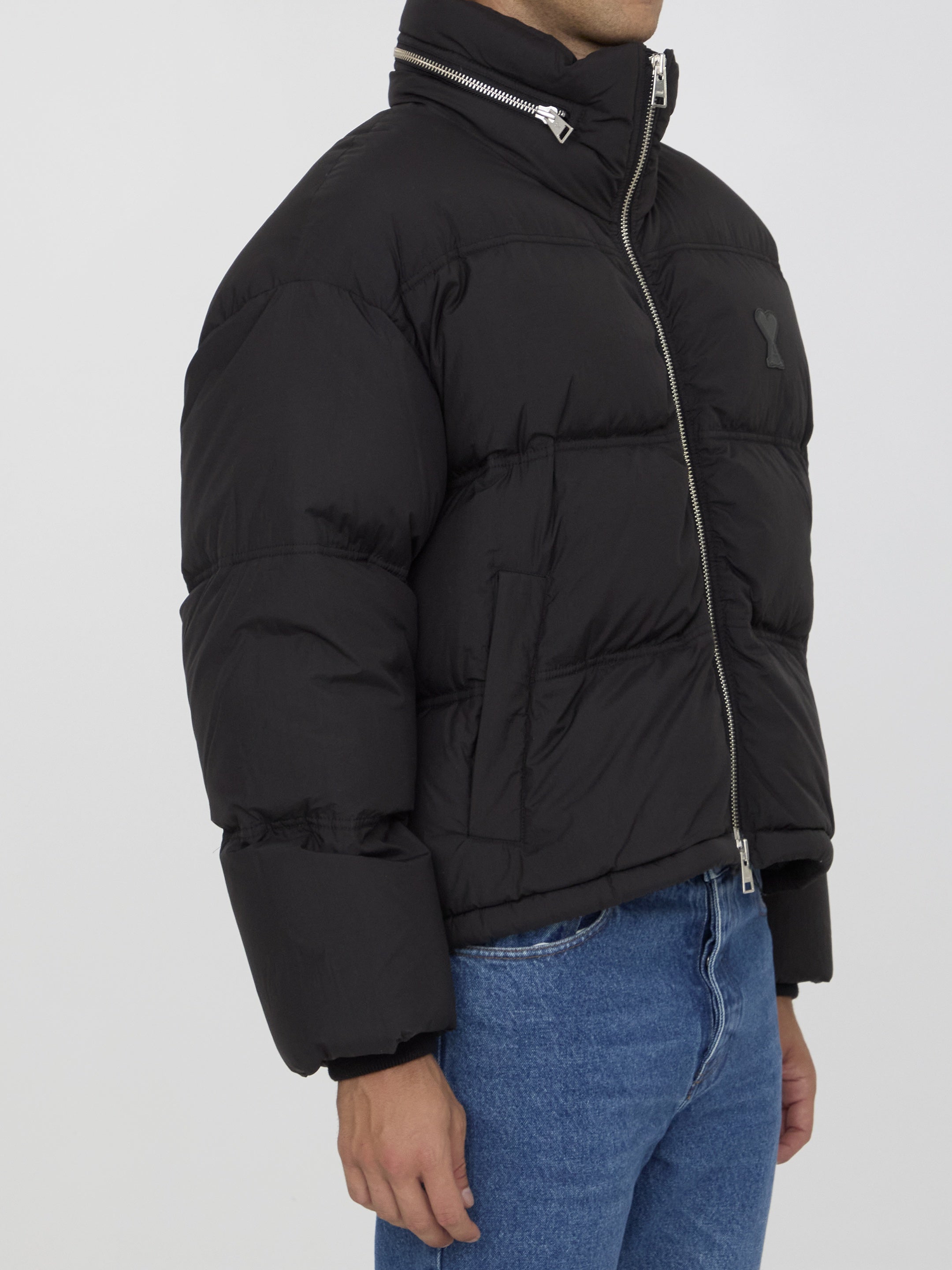 AMI PARIS-OUTLET-SALE-Ami De Coeur down jacket-ARCHIVIST