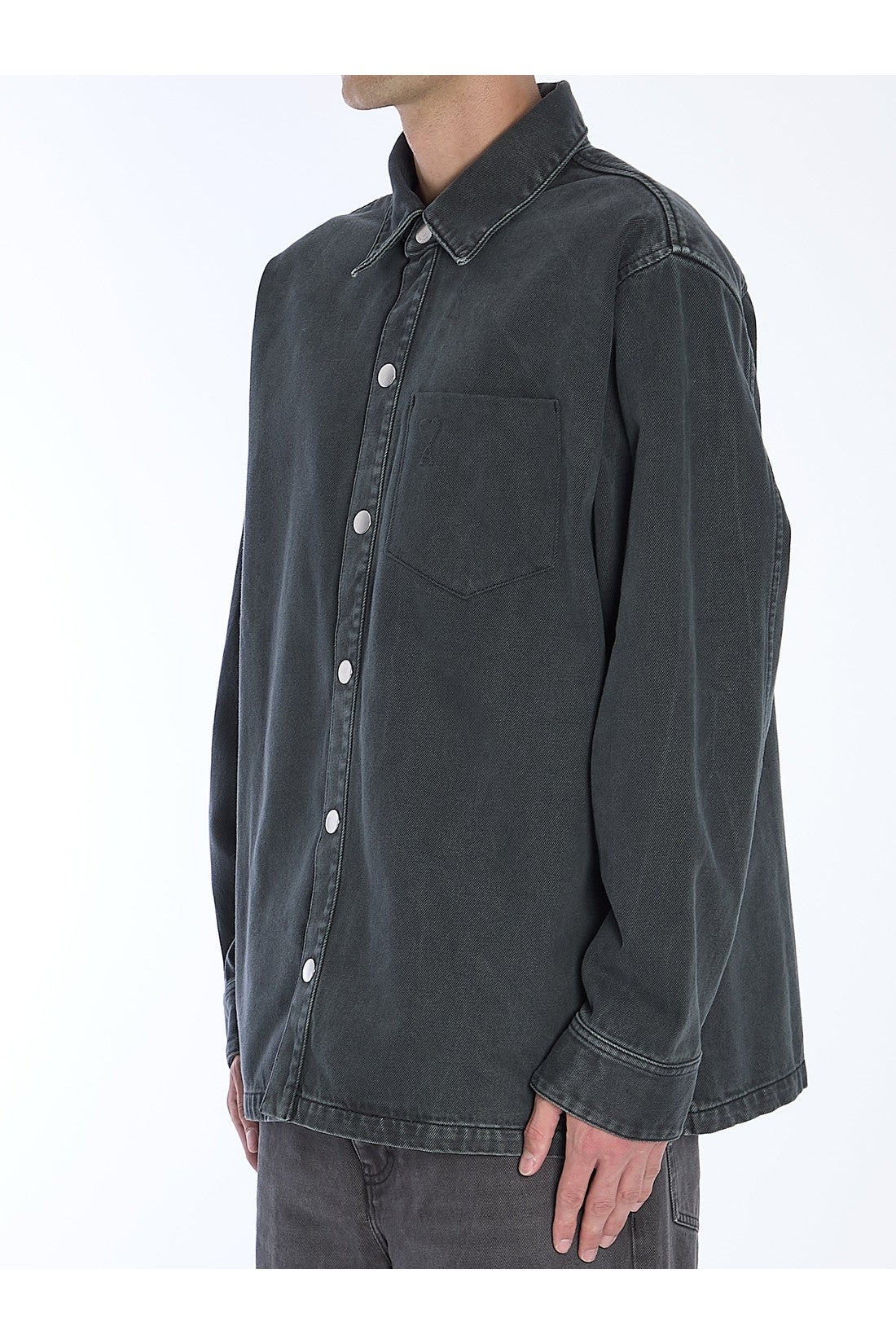 AMI PARIS-OUTLET-SALE-Ami De Coeur overshirt-ARCHIVIST