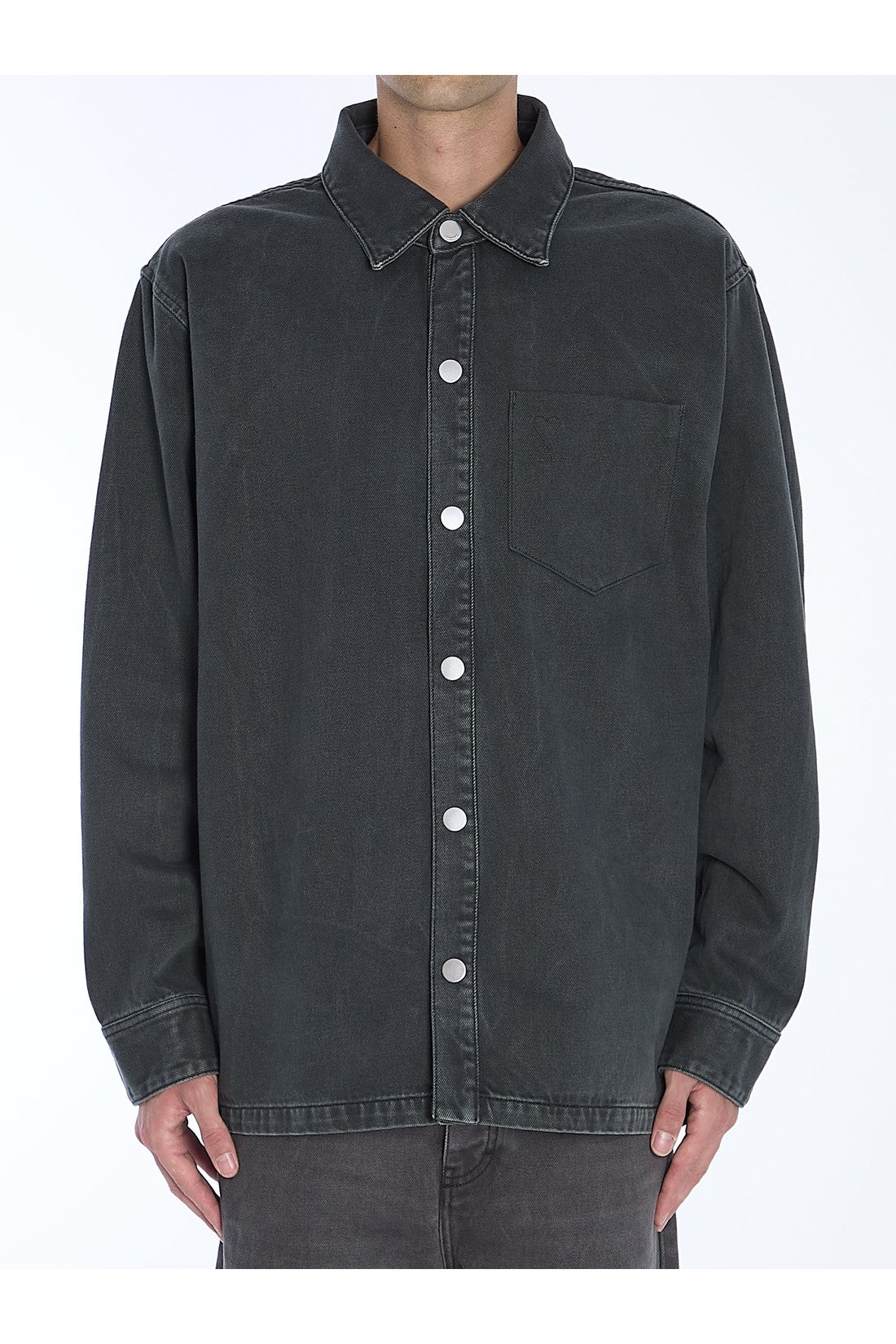 AMI PARIS-OUTLET-SALE-Ami De Coeur overshirt-ARCHIVIST