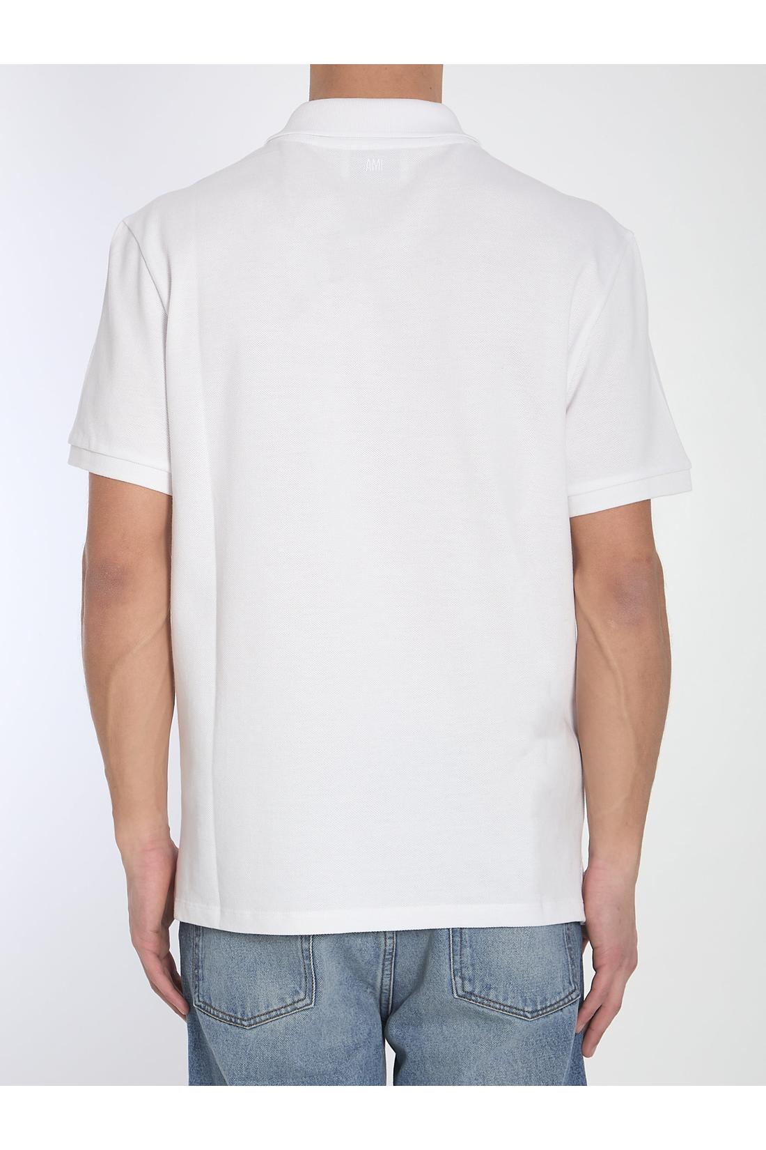 Ami paris-OUTLET-SALE-Ami De Coeur polo shirt-ARCHIVIST