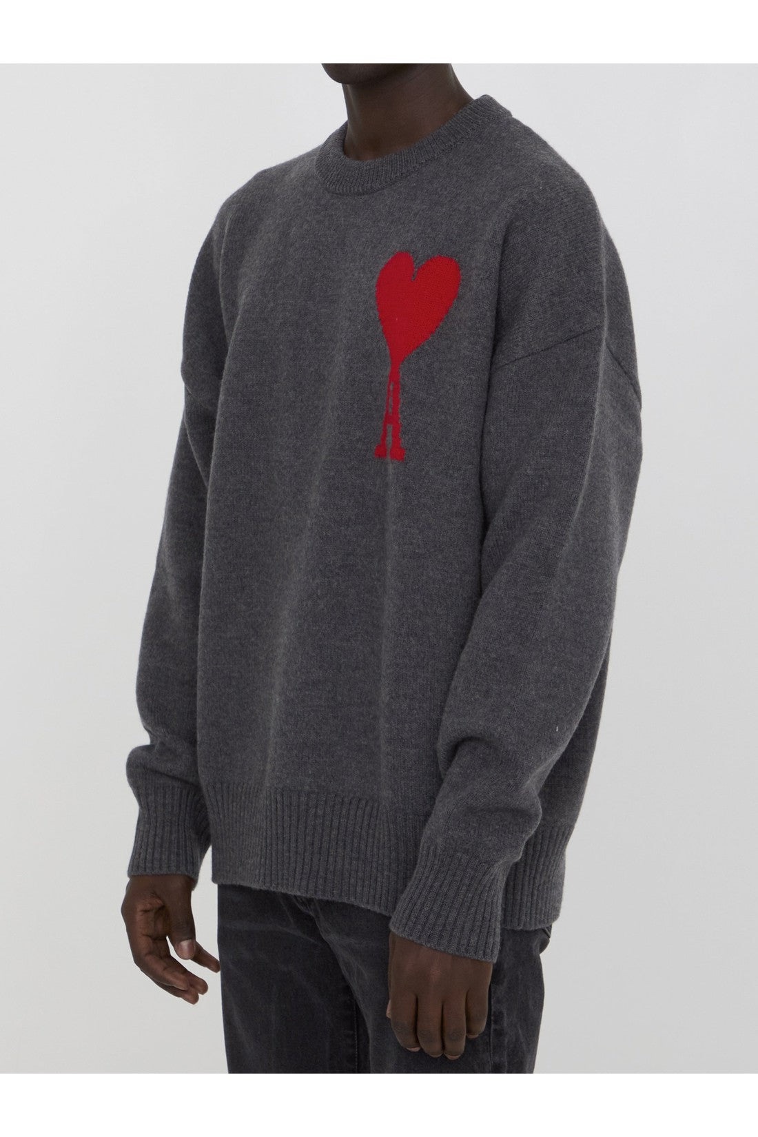 AMI PARIS-OUTLET-SALE-Ami De Coeur sweater-ARCHIVIST