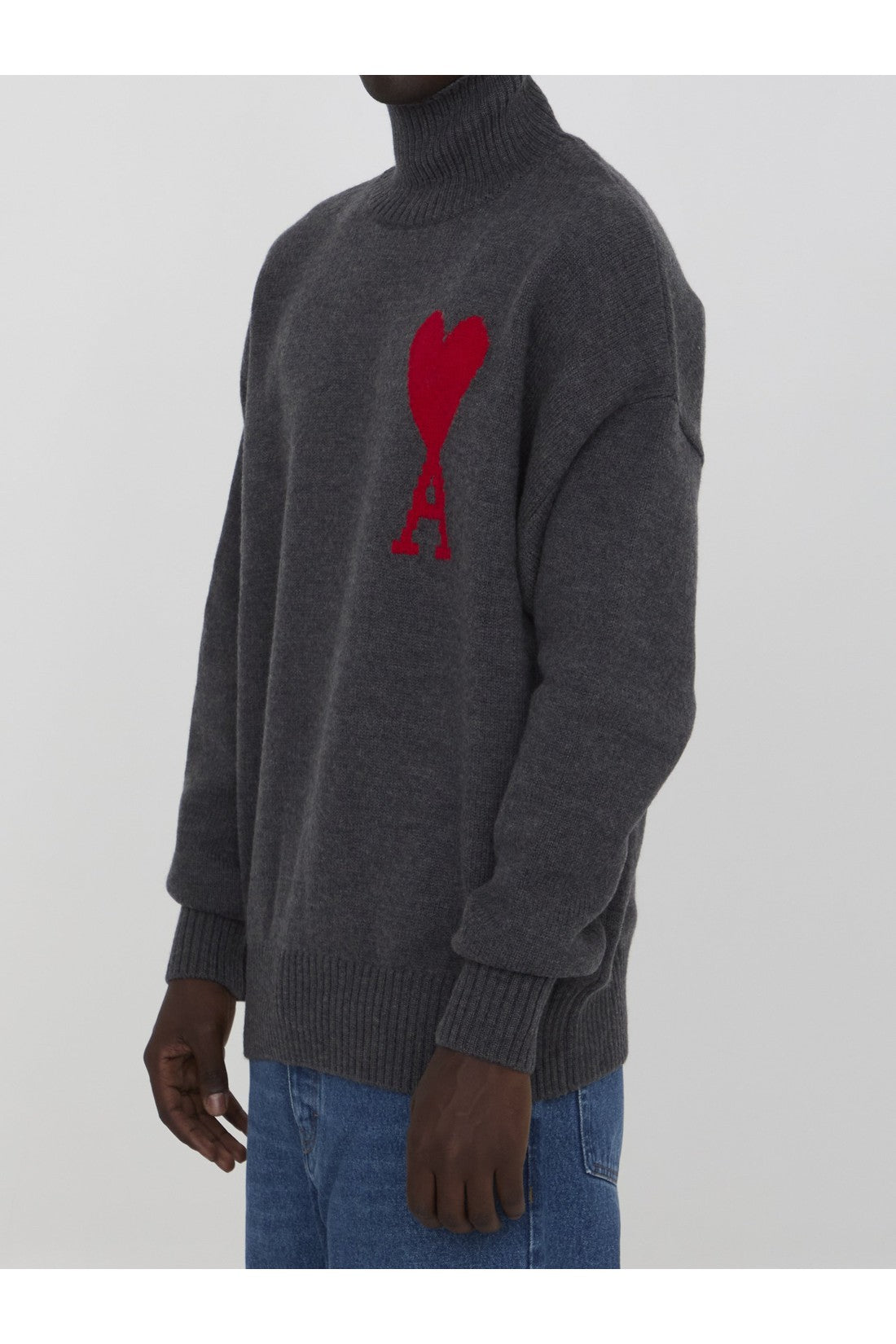 AMI PARIS-OUTLET-SALE-Ami De Coeur sweater-ARCHIVIST