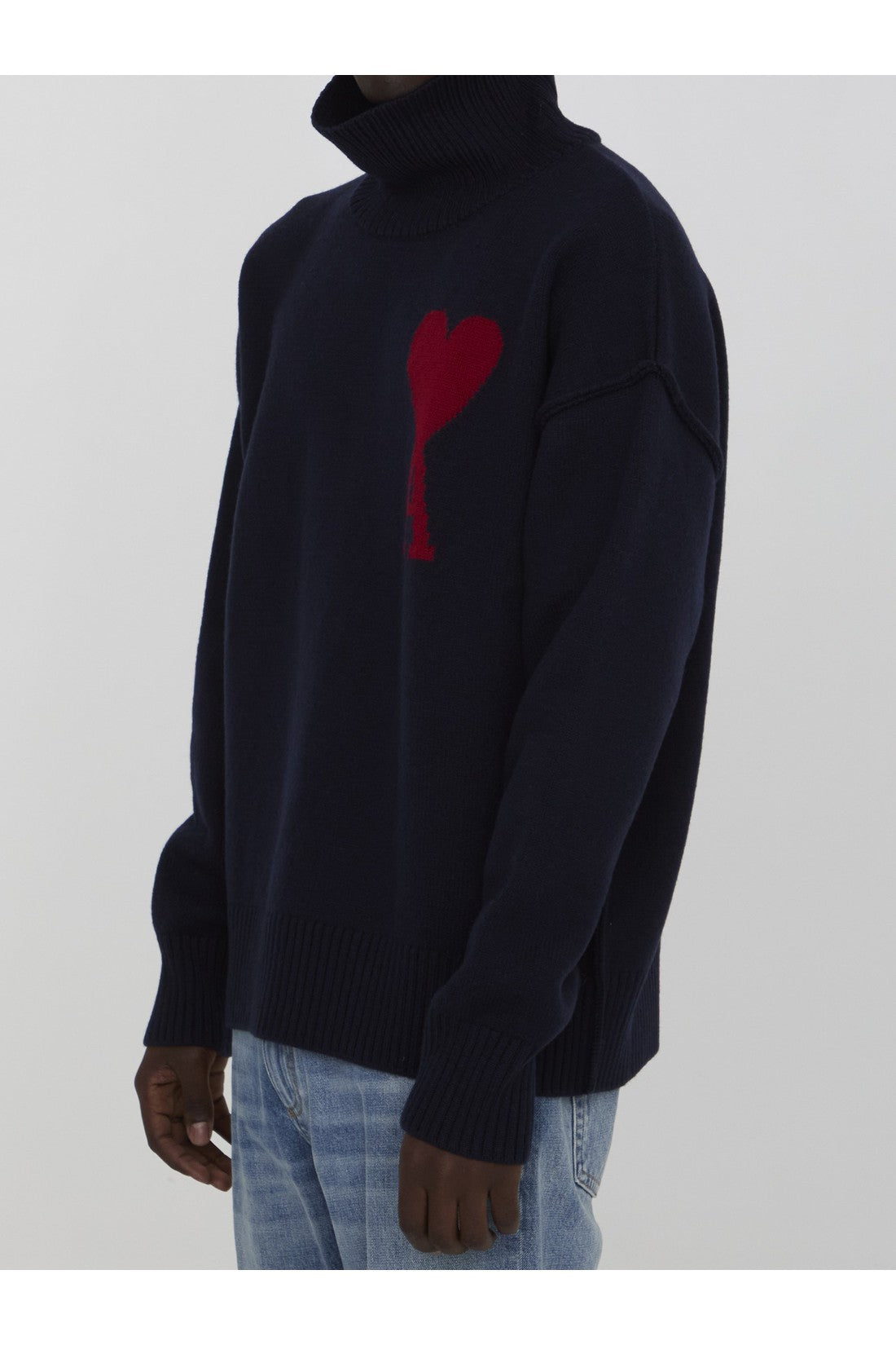 AMI PARIS-OUTLET-SALE-Ami De Coeur sweater-ARCHIVIST