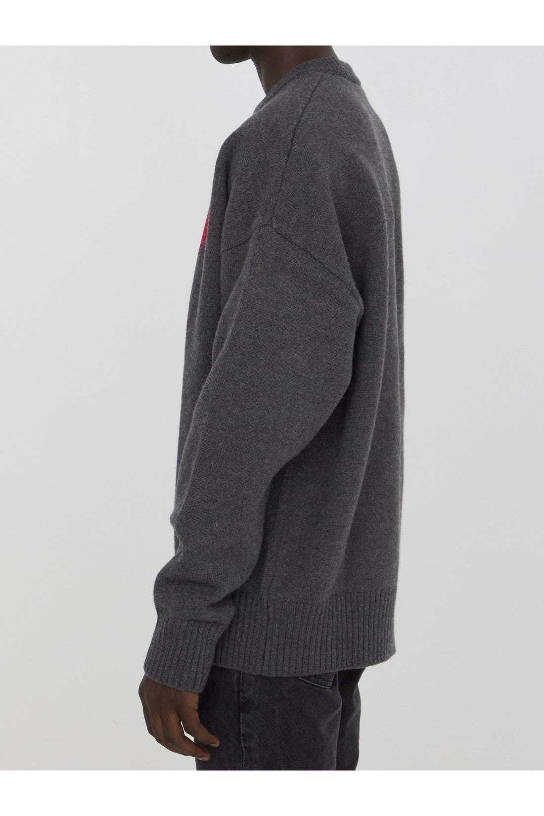 AMI PARIS-OUTLET-SALE-Ami De Coeur sweater-ARCHIVIST