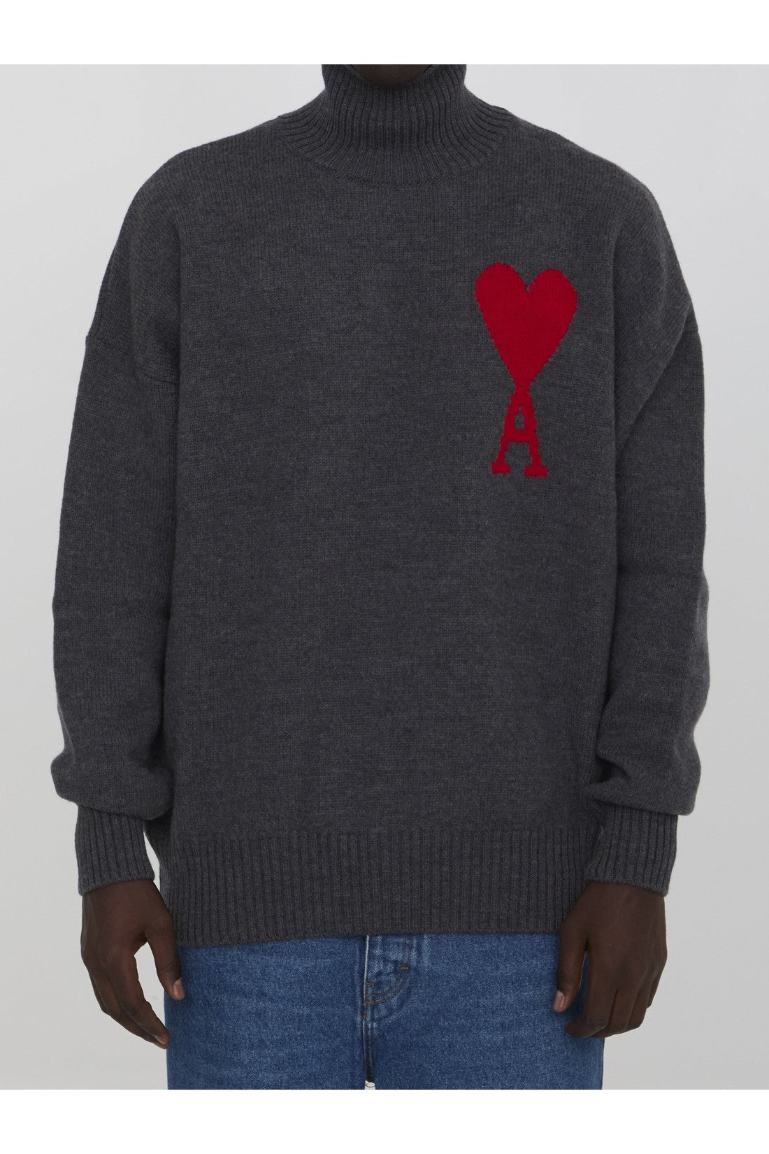 AMI PARIS-OUTLET-SALE-Ami De Coeur sweater-ARCHIVIST