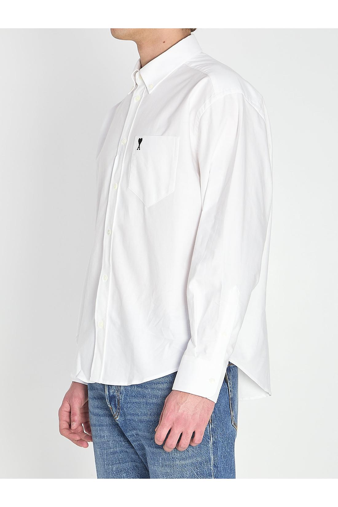 Ami Paris-OUTLET-SALE-Ami de Coeur boxy shirt-ARCHIVIST