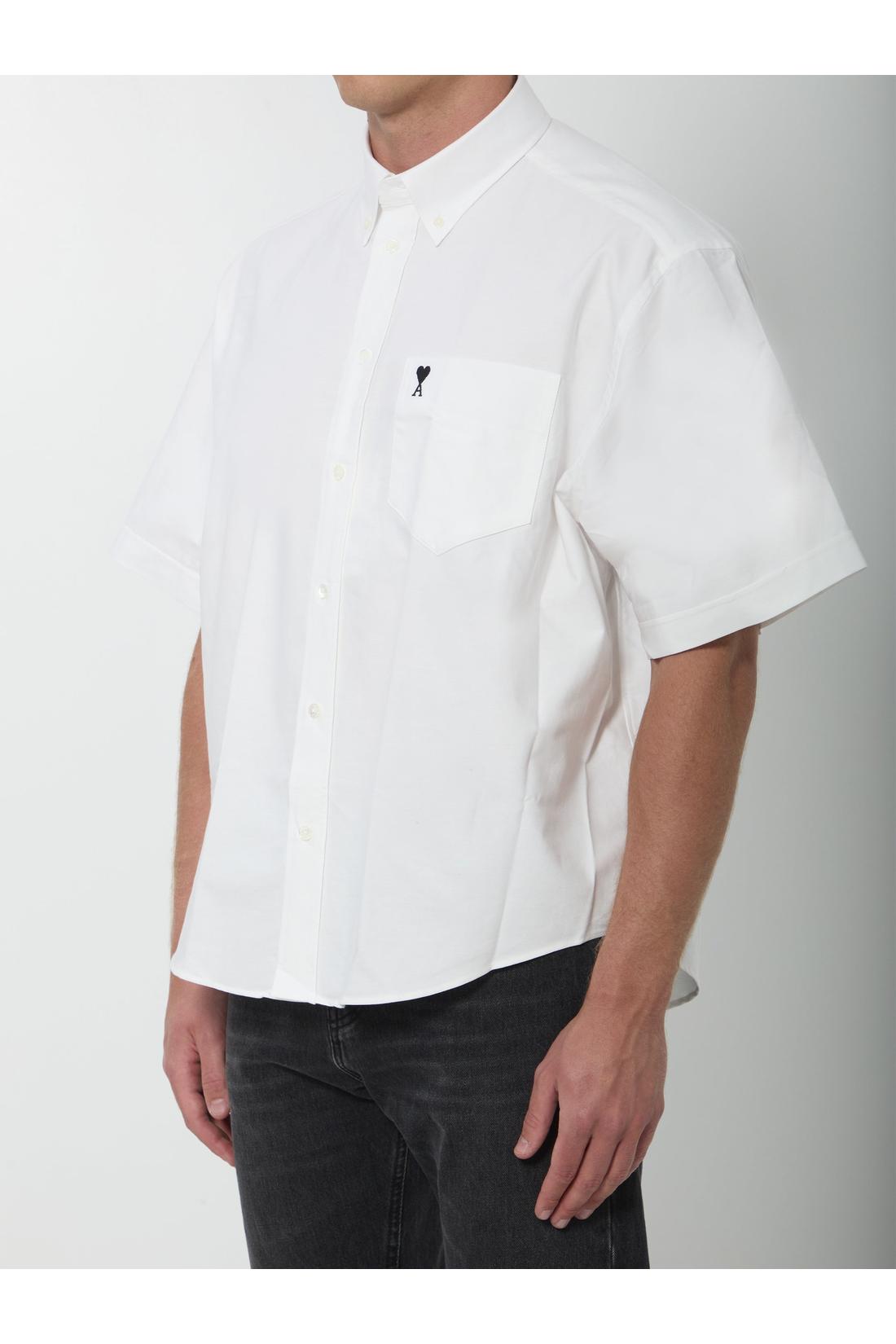 Ami Paris-OUTLET-SALE-Ami de Coeur boxy shirt-ARCHIVIST