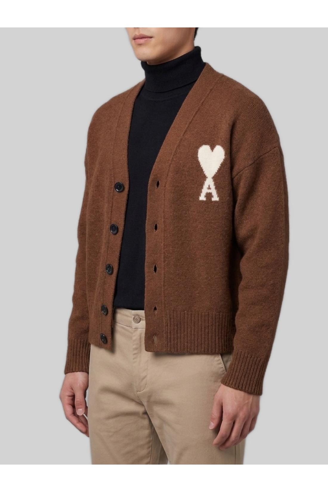Ami Paris-OUTLET-SALE-Ami de Coeur cardigan-ARCHIVIST