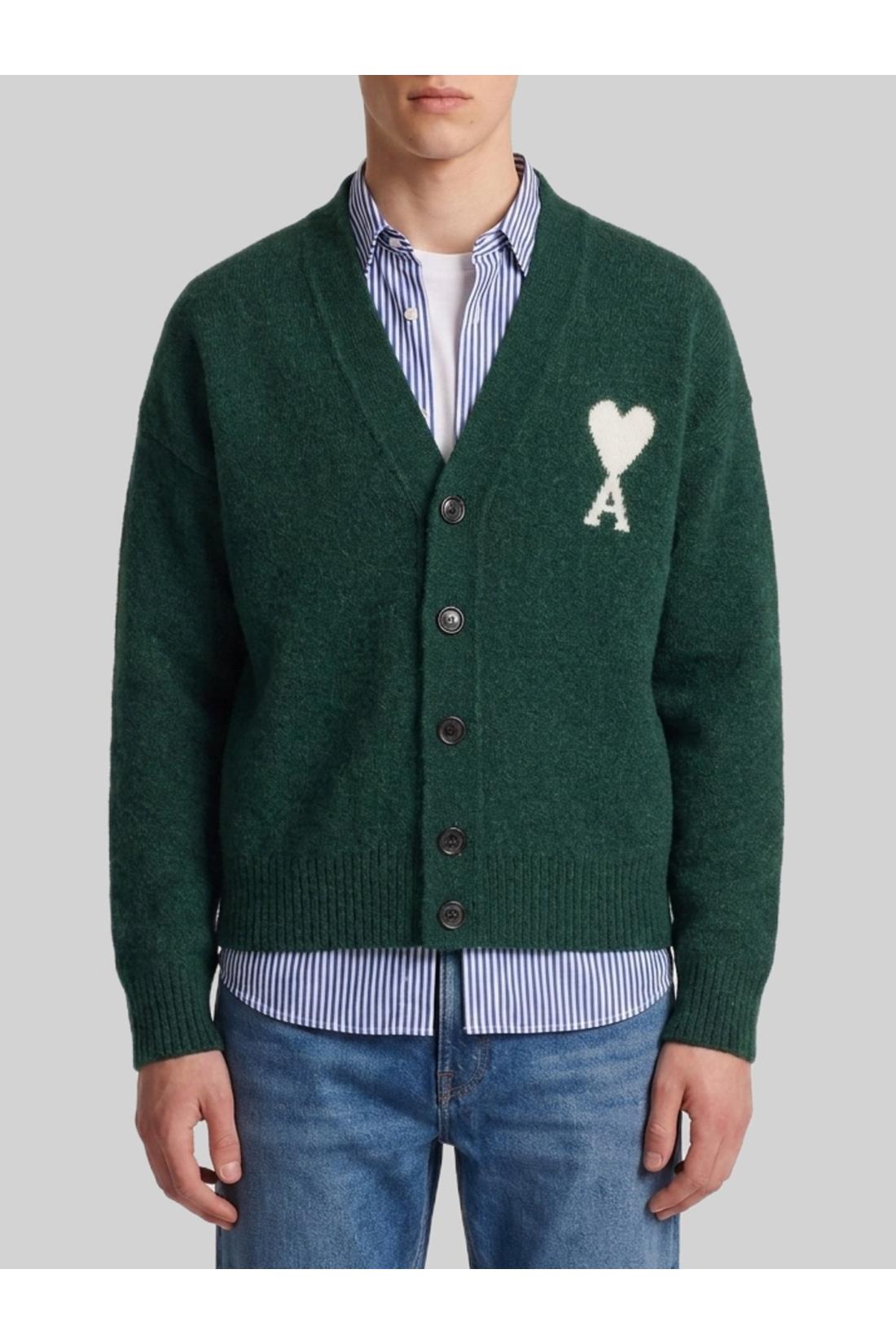 Ami Paris-OUTLET-SALE-Ami de Coeur cardigan-ARCHIVIST