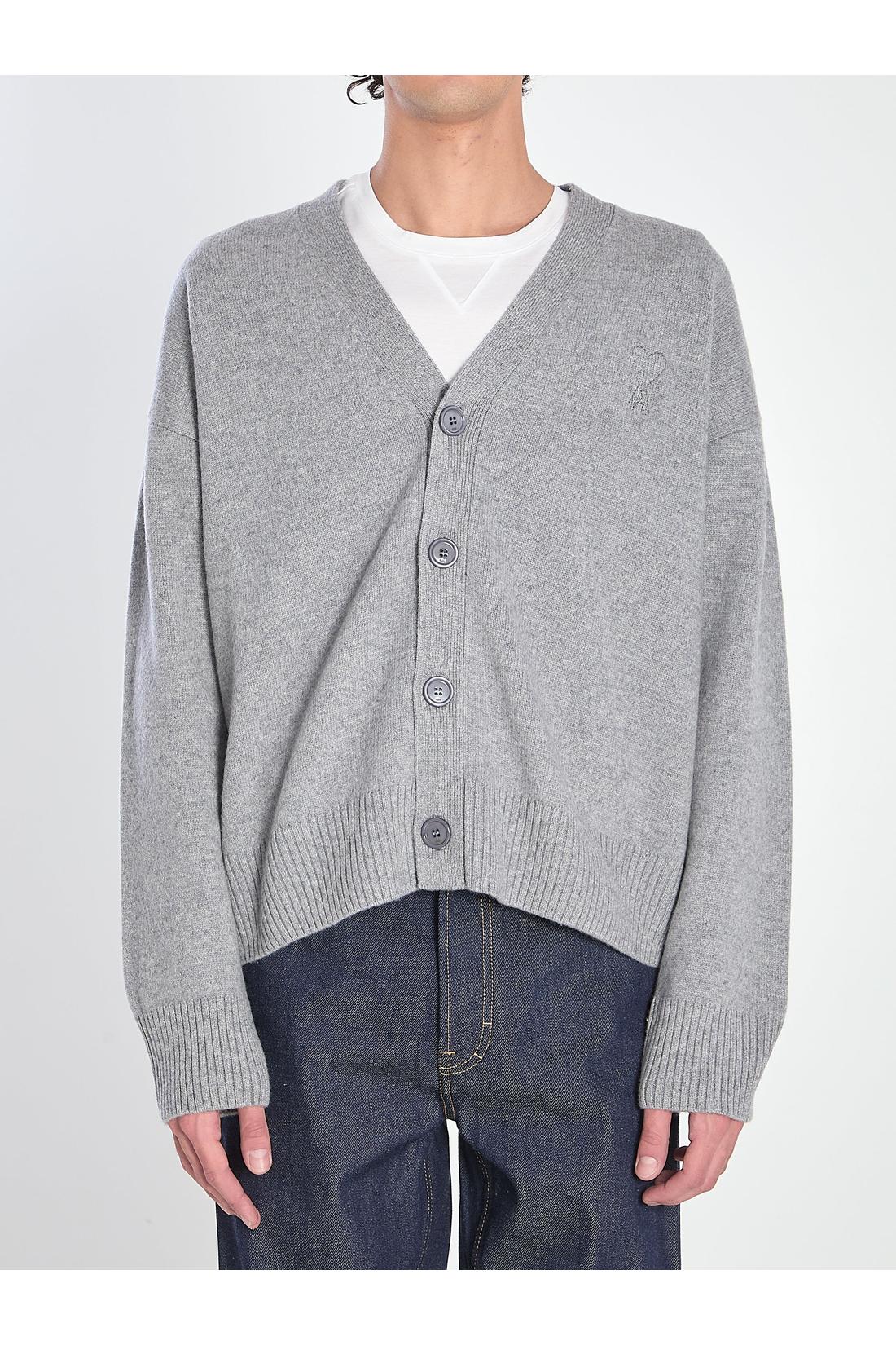 Ami Paris-OUTLET-SALE-Ami de Coeur cardigan-ARCHIVIST