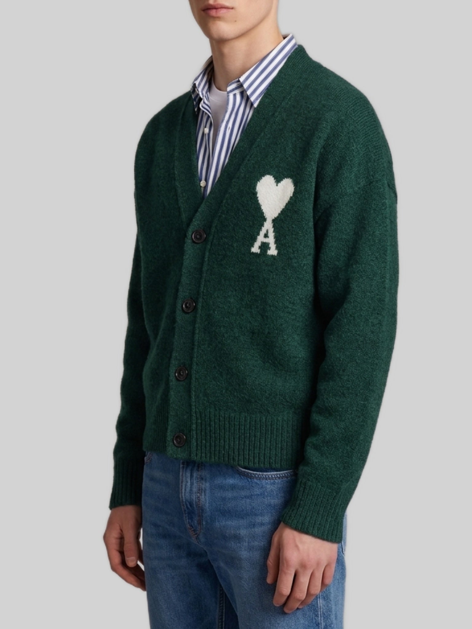 Ami paris-OUTLET-SALE-Ami de Coeur cardigan-ARCHIVIST